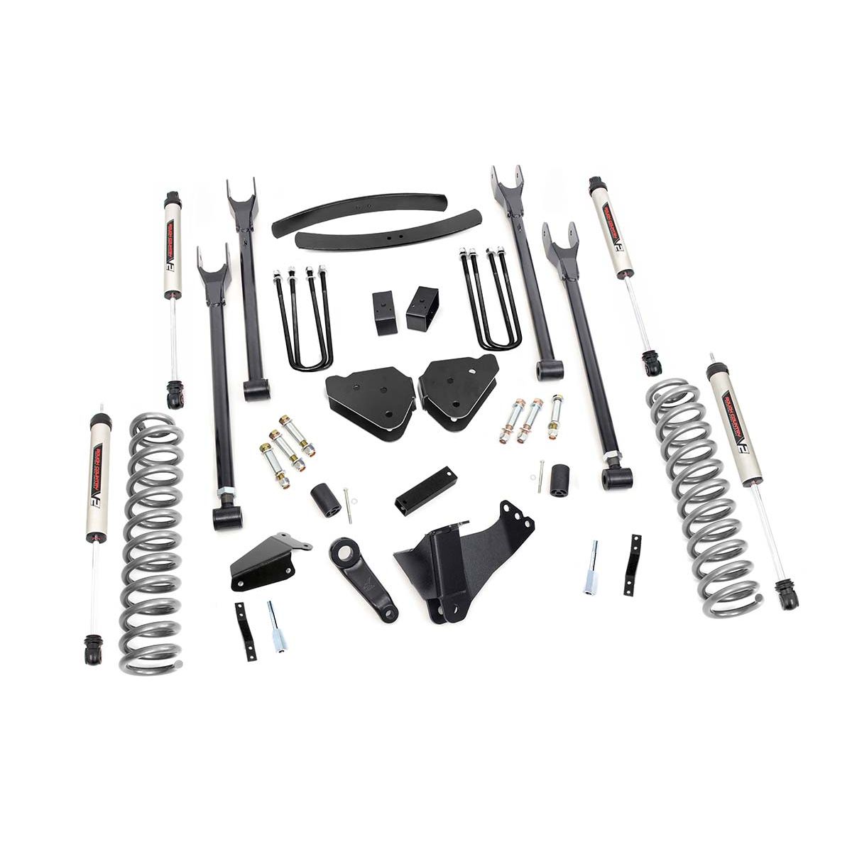 ROUGH COUNTRY 6 Inch Lift Kit | Diesel | 4 Link | OVLDS | V2 | Ford F-250/F-350 Super Duty (05-07) | 58070