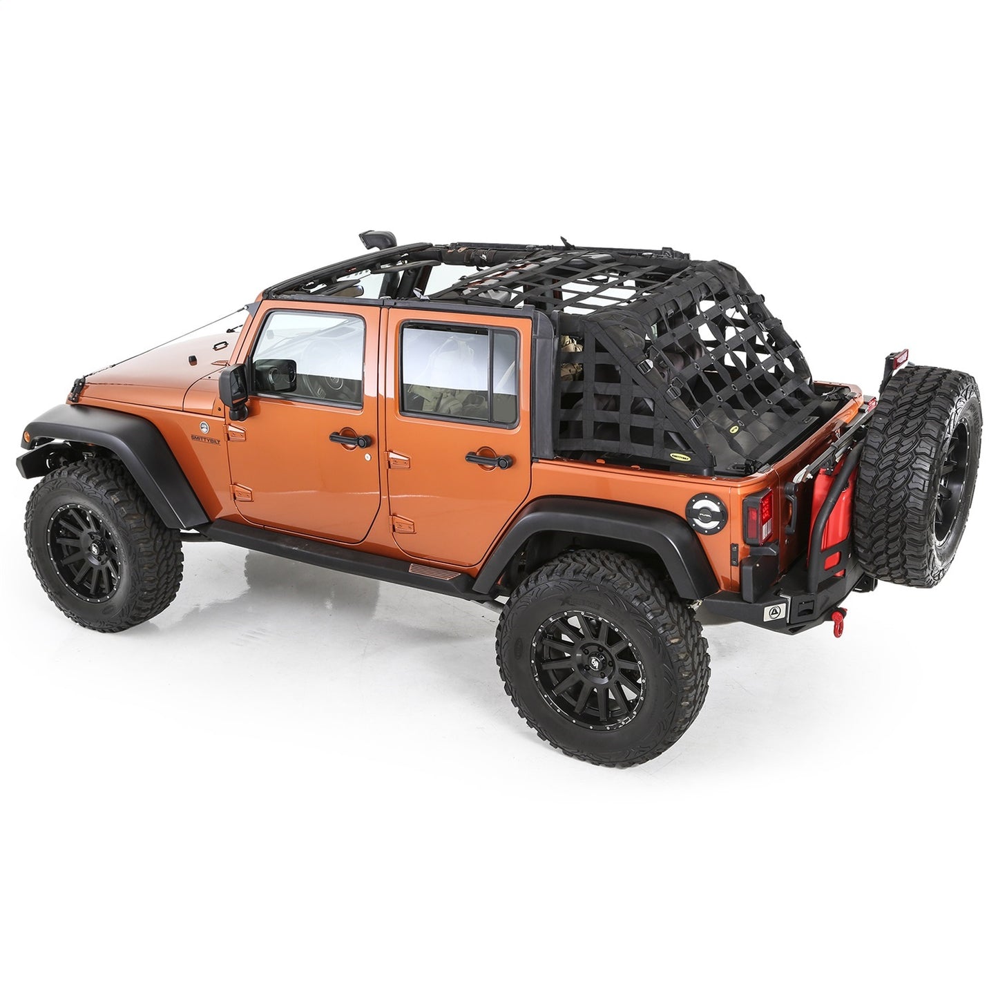 Smittybilt Cargo Restraint System HD Black Side And Rear Curtains Incl. I 581135