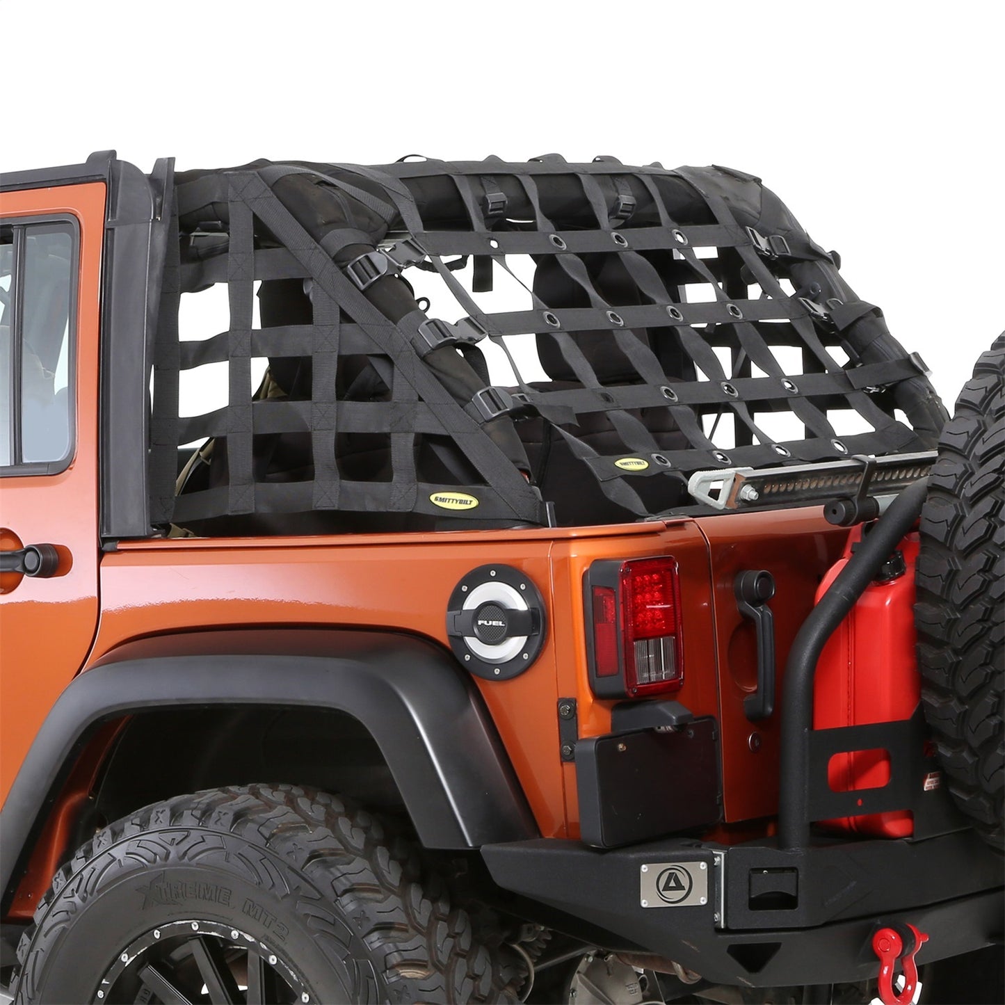 Smittybilt Cargo Restraint System HD Black Side And Rear Curtains Incl. I 581135