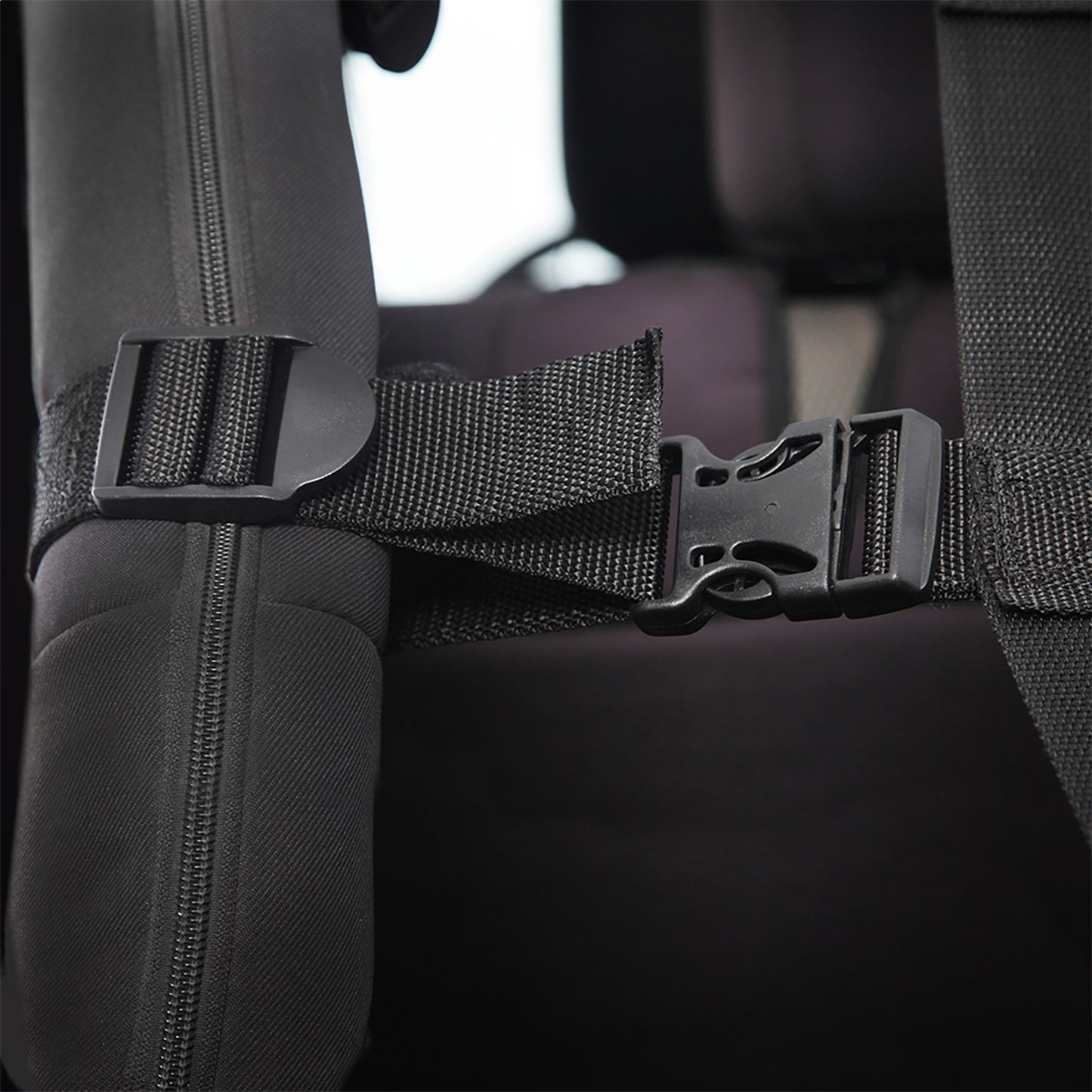 Smittybilt Cargo Restraint System HD Black Side And Rear Curtains Incl. I 581135