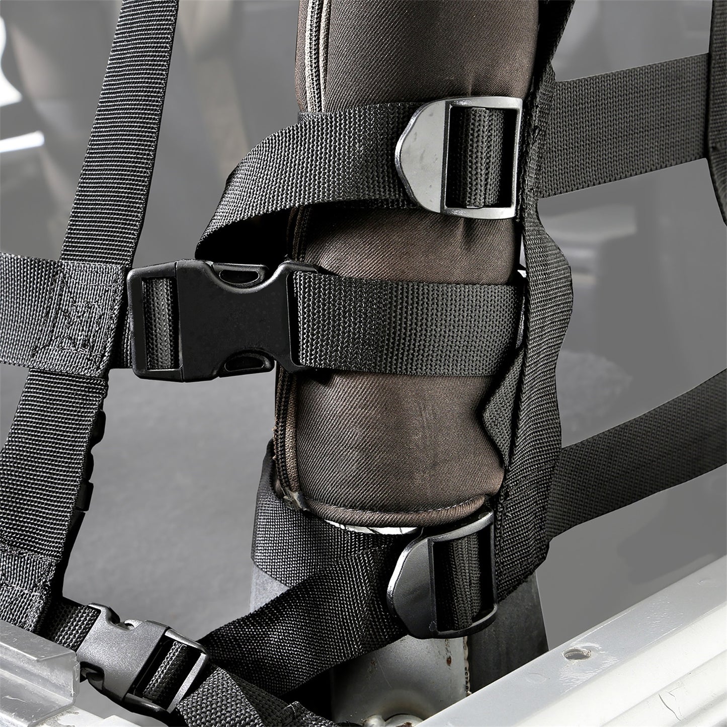 Smittybilt Cargo Restraint System HD Black Side And Rear Curtains Incl. I 581135
