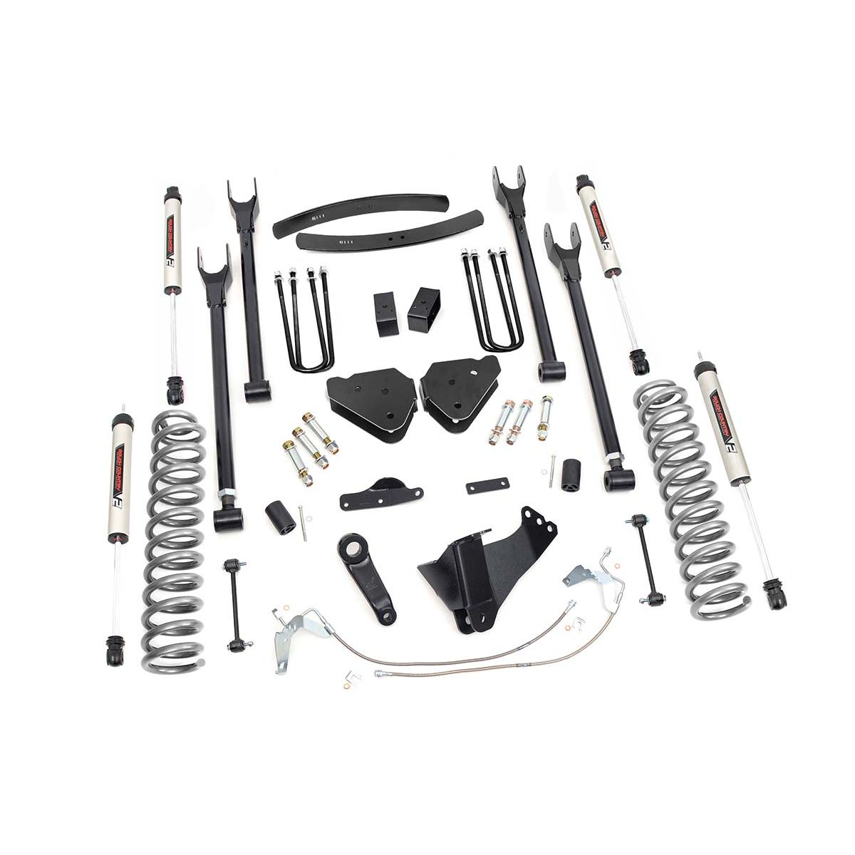 ROUGH COUNTRY 6 Inch Lift Kit | Gas | 4 Link | V2 | Ford F-250/F-350 Super Duty 4WD (08-10) | 58870