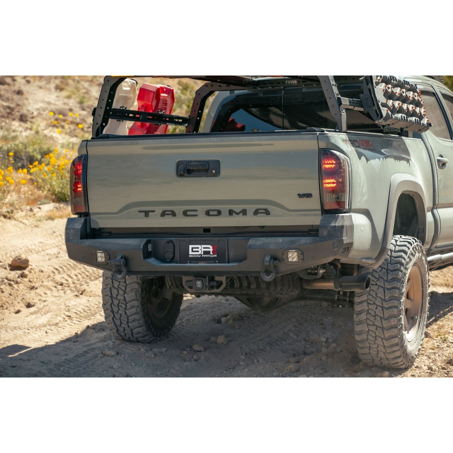Body Armor 4x4 2016-2023 TOYOTA TACOMA PRO SERIES II REAR BUMPER TC-2966