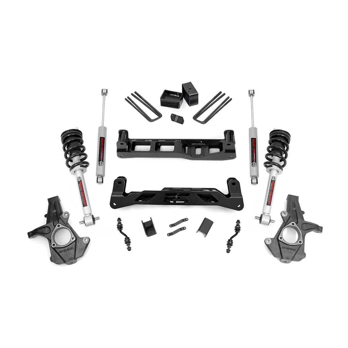 ROUGH COUNTRY 5 Inch Lift Kit | Alu/Stamp Steel | N3 Struts | Chevy/GMC 1500 (14-18 & Classic) | 24834