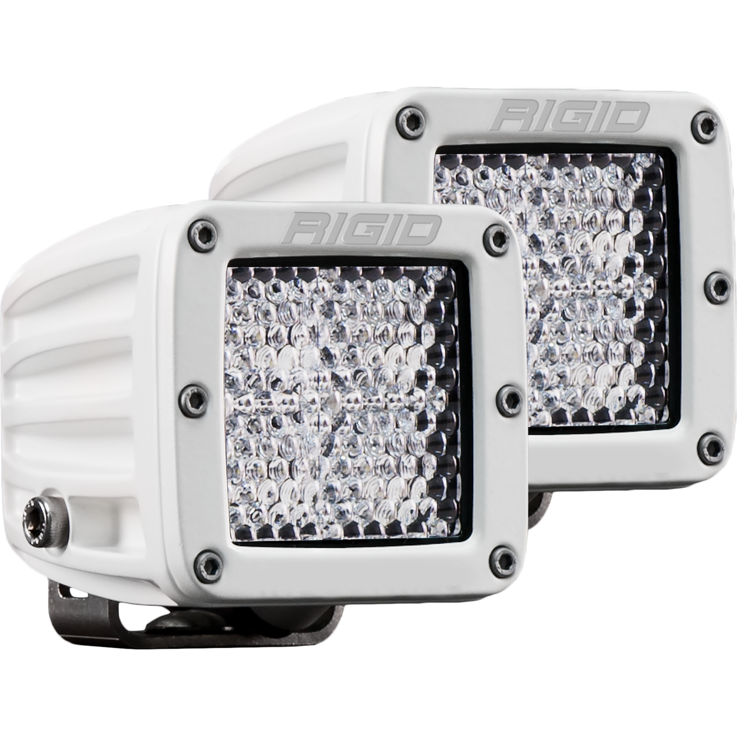 RIGID INDUSTRIES | Hybrid Diffused Surface Mount White Housing Pair D-Series Pro RIGID Industries | 602513