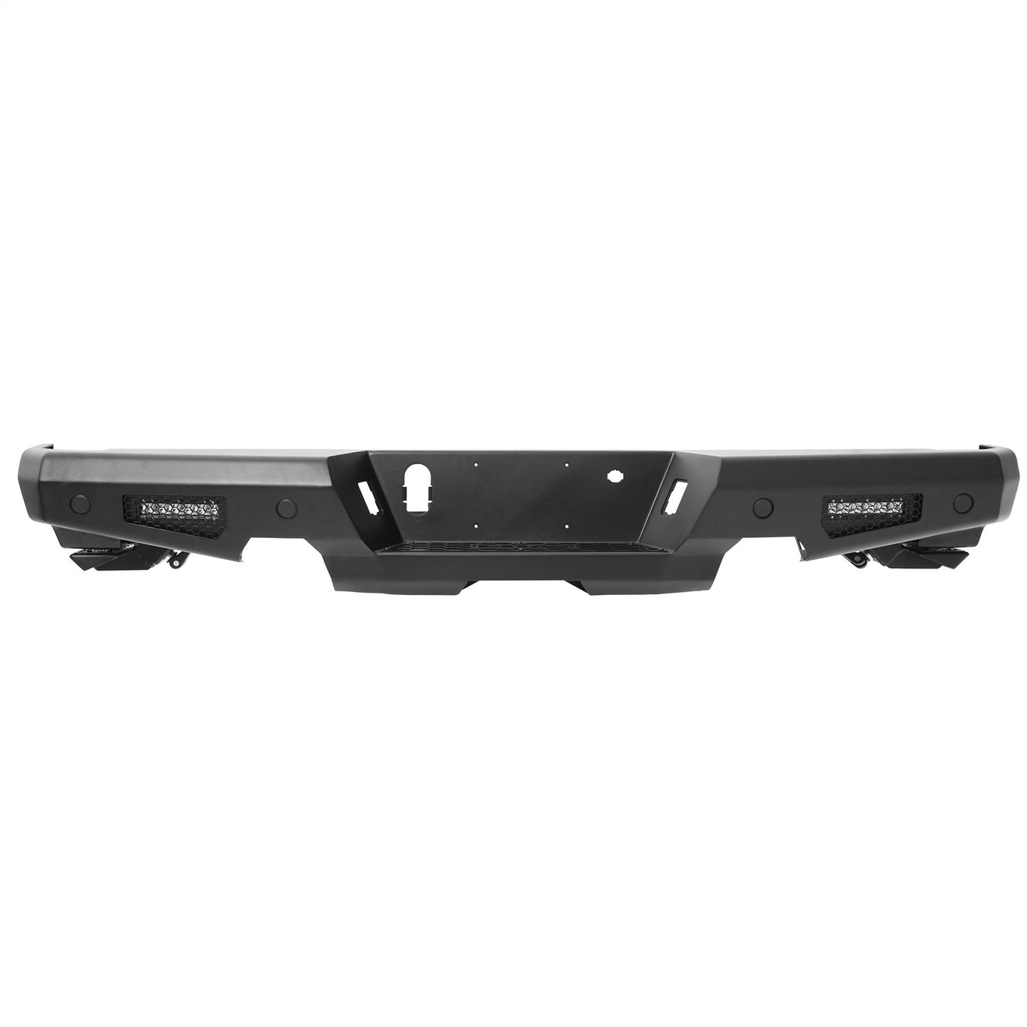 Smittybilt M1A2 Rear Bumper Incl. 2-6 in. Light Bars/Adjustable Steps I 614933