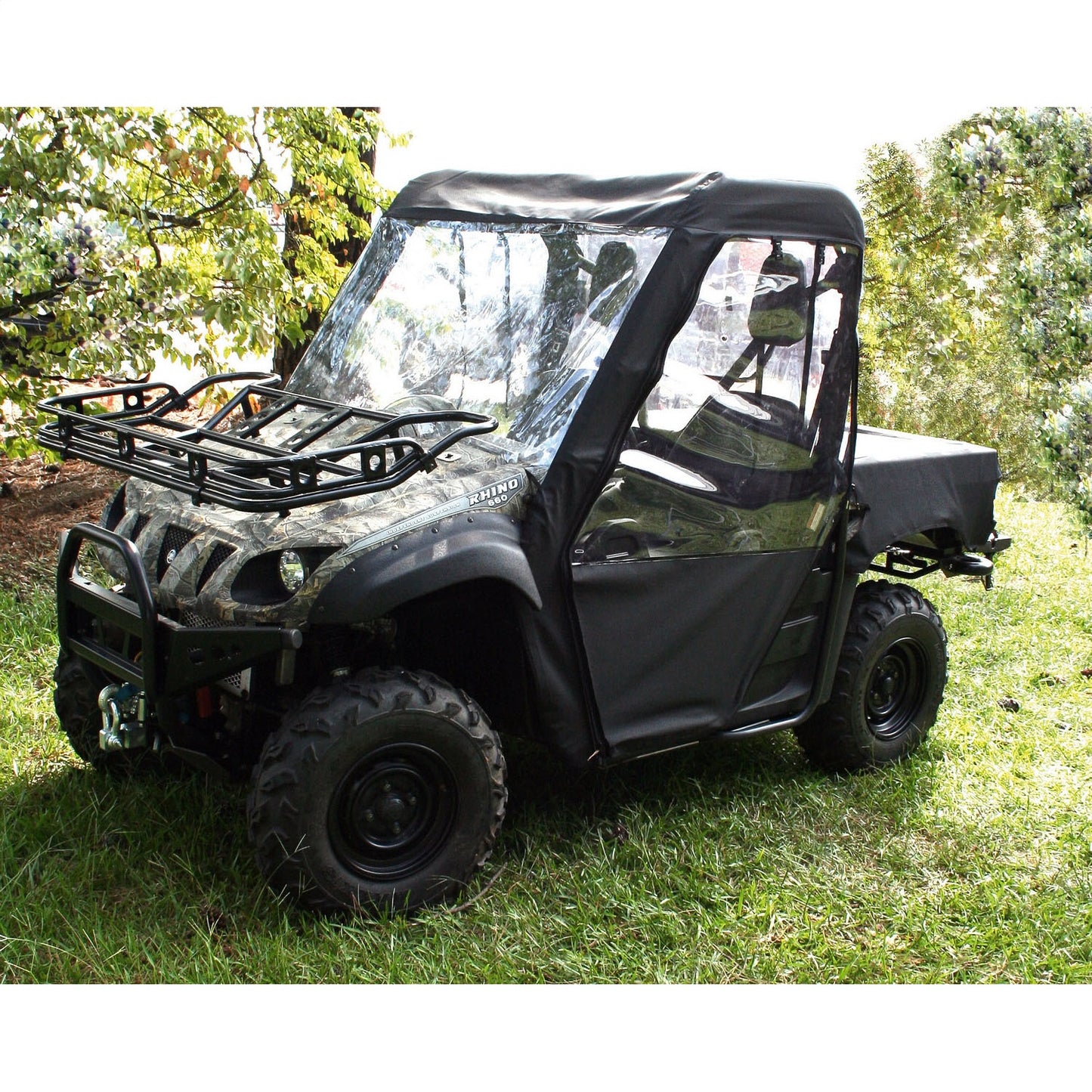 RUGGED RIDGE | 63310.01 | Cab Enclosure Utv Yamaha Rhino Black, Full Soft Top With Doors