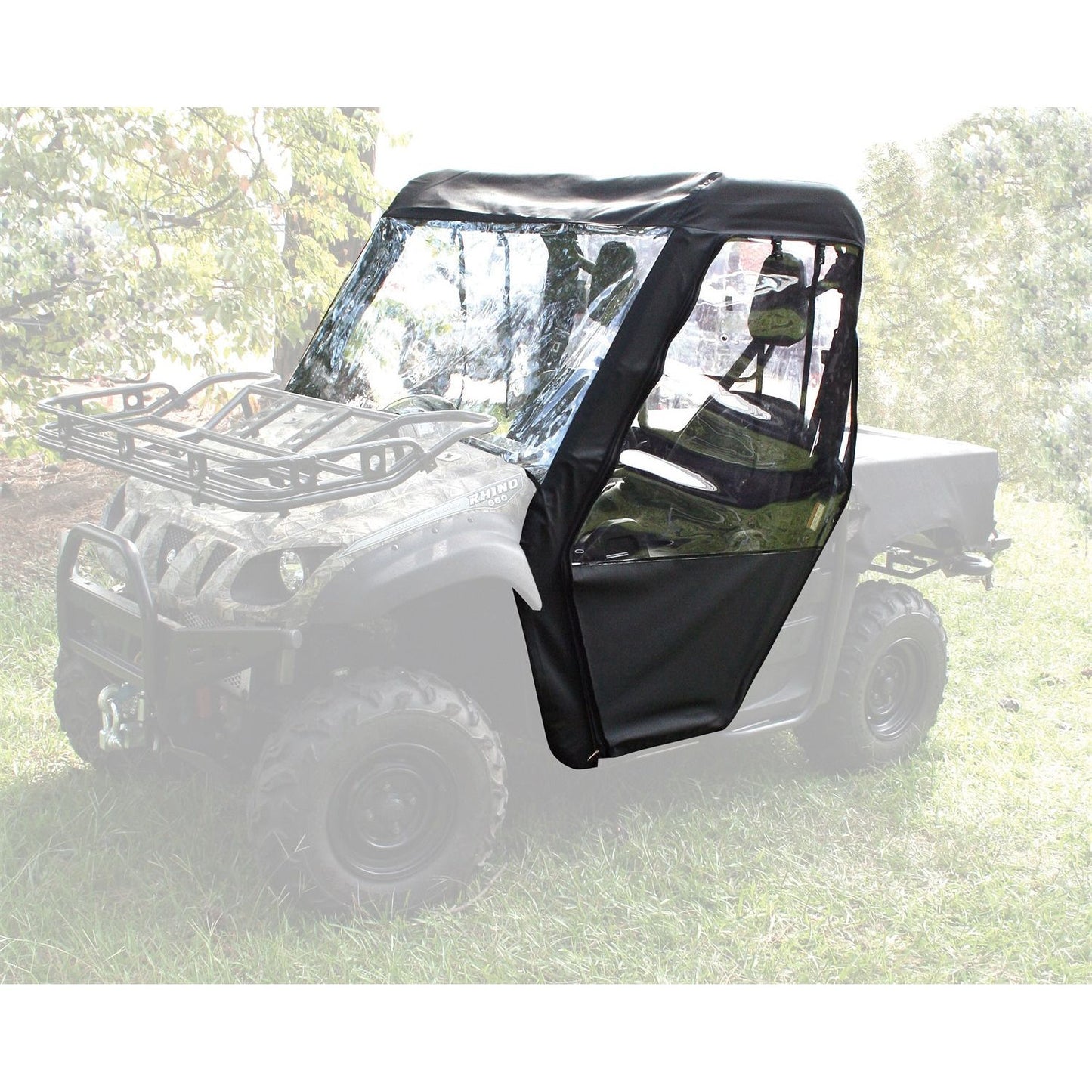 RUGGED RIDGE | 63310.01 | Cab Enclosure Utv Yamaha Rhino Black, Full Soft Top With Doors