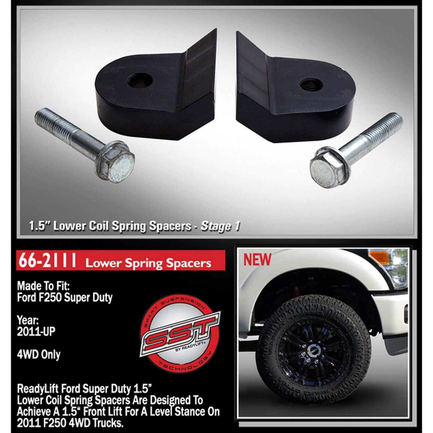ReadyLIFT 1.5'' Front Leveling Kit (F250/F350/F450) 66-2111