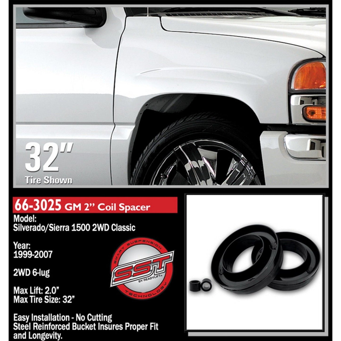 ReadyLIFT 2'' Front Leveling Kit (1500) 66-3025