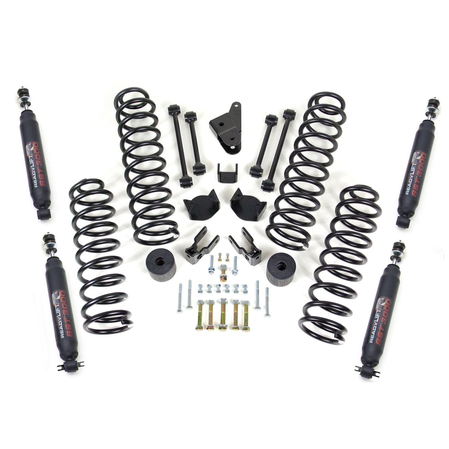 ReadyLIFT 4'' SST Coil Spring Lift Kit with SST3000 Shocks (JK) 69-6401