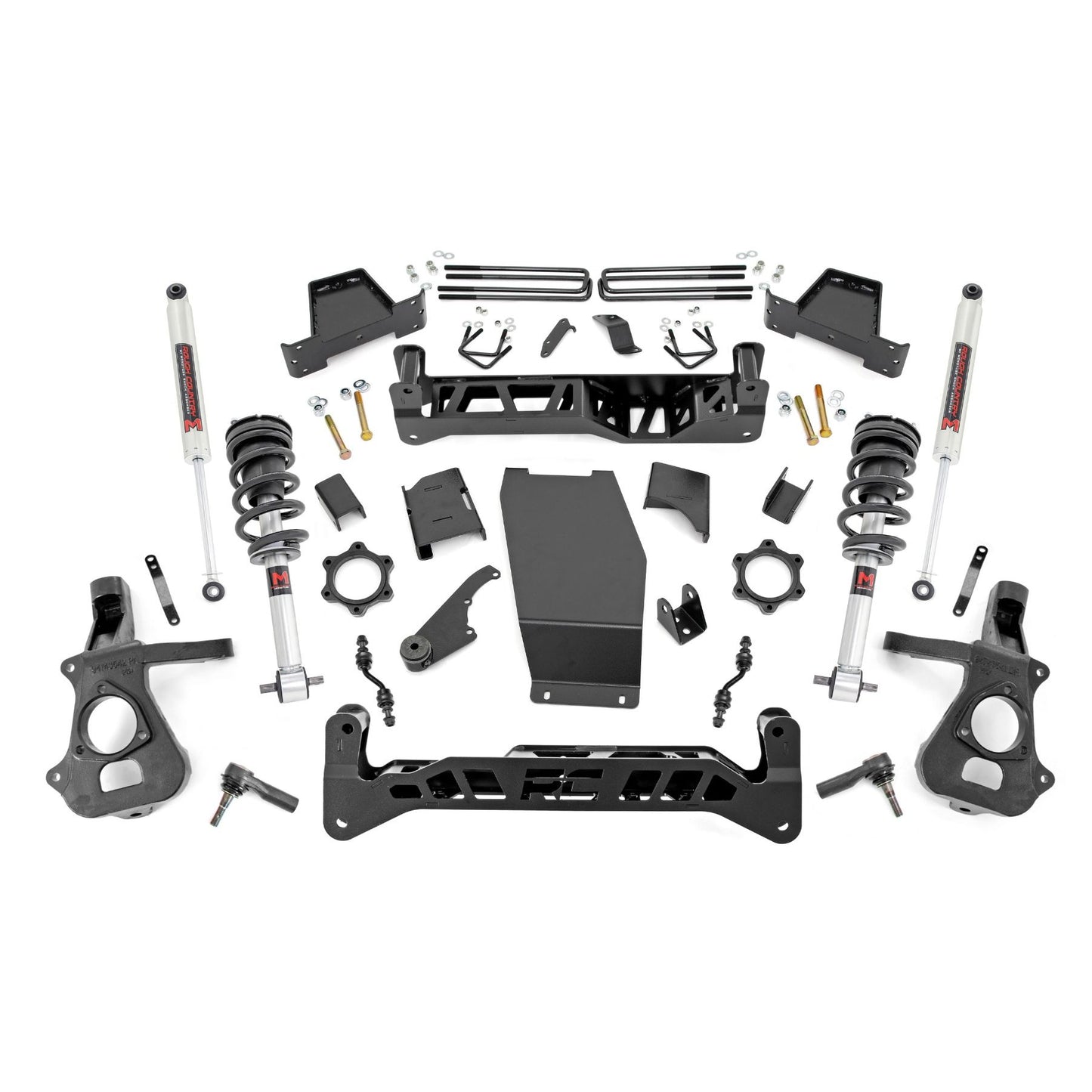 ROUGH COUNTRY 7 Inch Lift Kit | Cast Steel | M1 Struts/M1 | Chevy/GMC 1500 (14-18 & Classic) | 22840