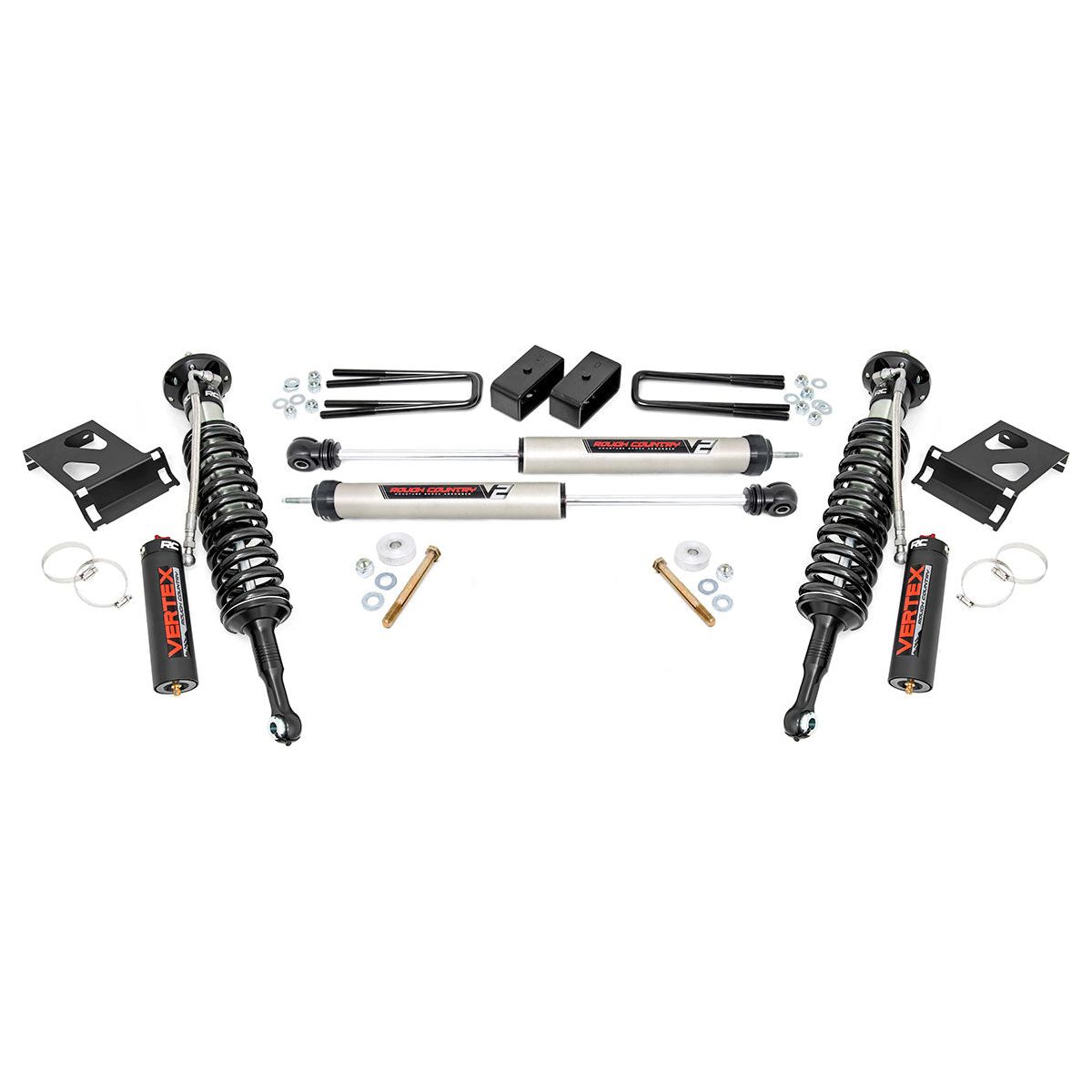 Rough Country Vertex Coilovers w/V2 Rear Shocks 3 Inch Lift Kit I 74557