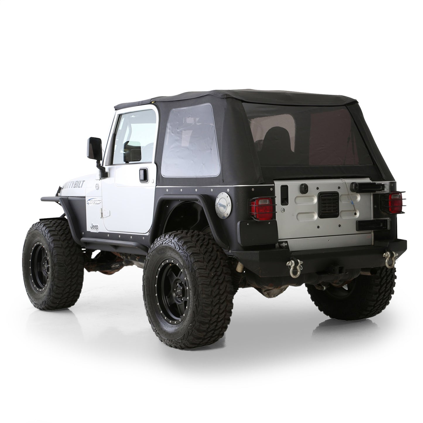 Smittybilt Billet Style Gas Cover Polished No Drilling Installation I 75000
