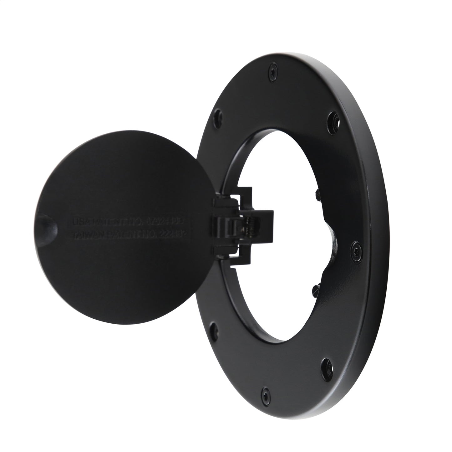 Smittybilt Billet Style Gas Cover Black No Drilling Installation I 75006