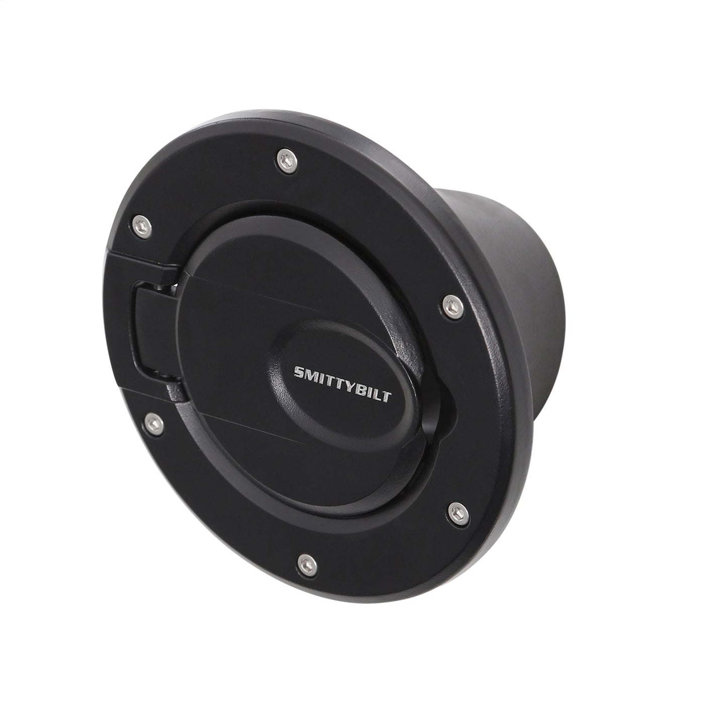 Smittybilt Billet Style Gas Cover No Drilling Installation Black I 75007