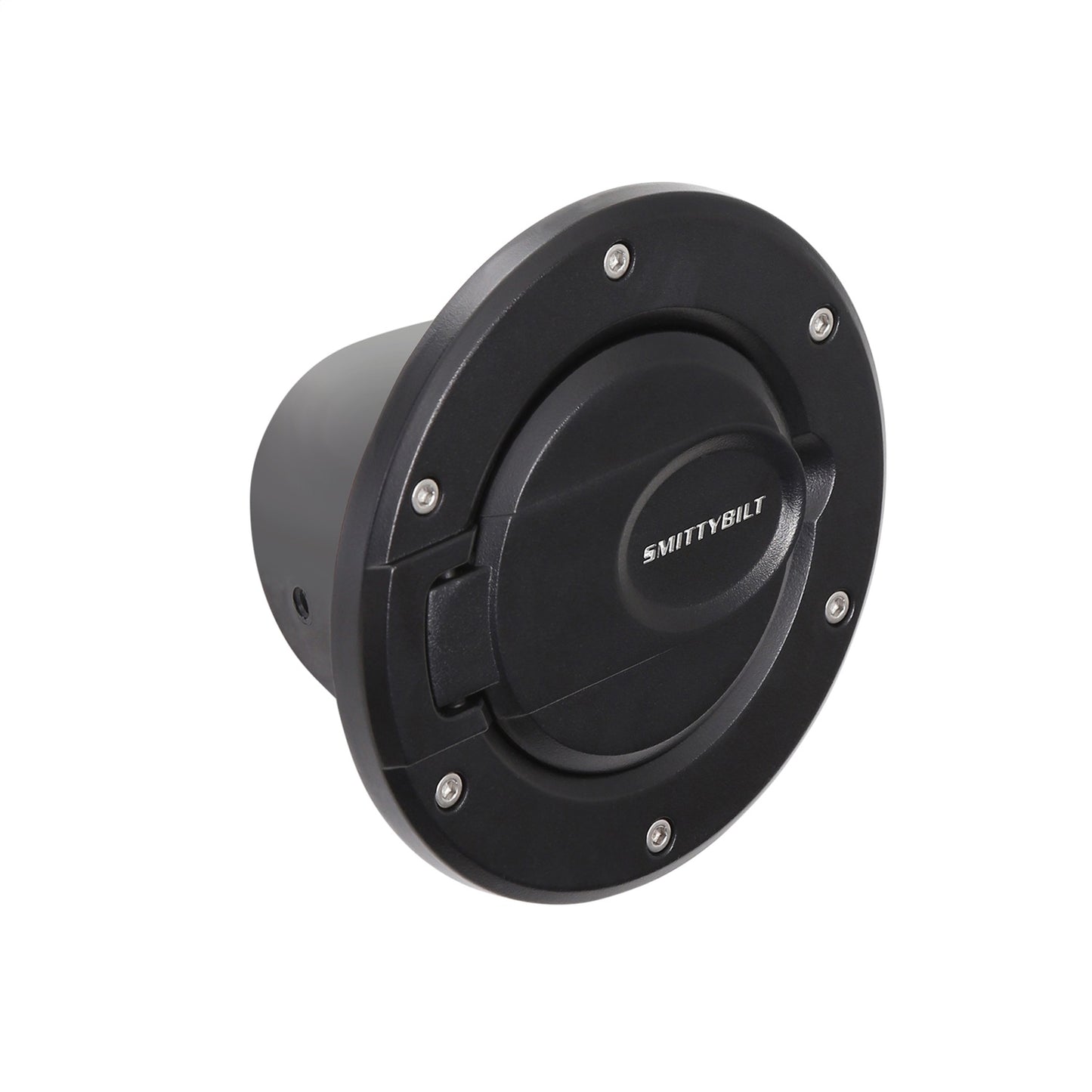 Smittybilt Billet Style Gas Cover No Drilling Installation Black I 75007