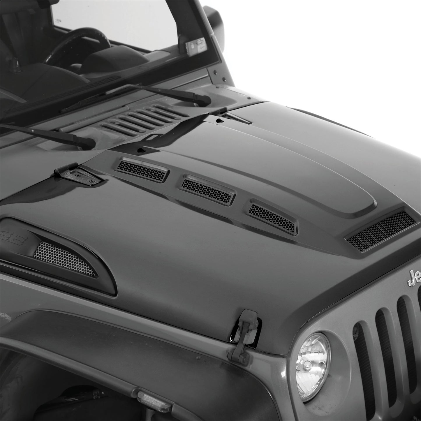 Smittybilt Mantaray Vented Hood 0.2mm E-Coat 8.7mm Underbody Insulation Mat Hood Nozzles Included I 76500