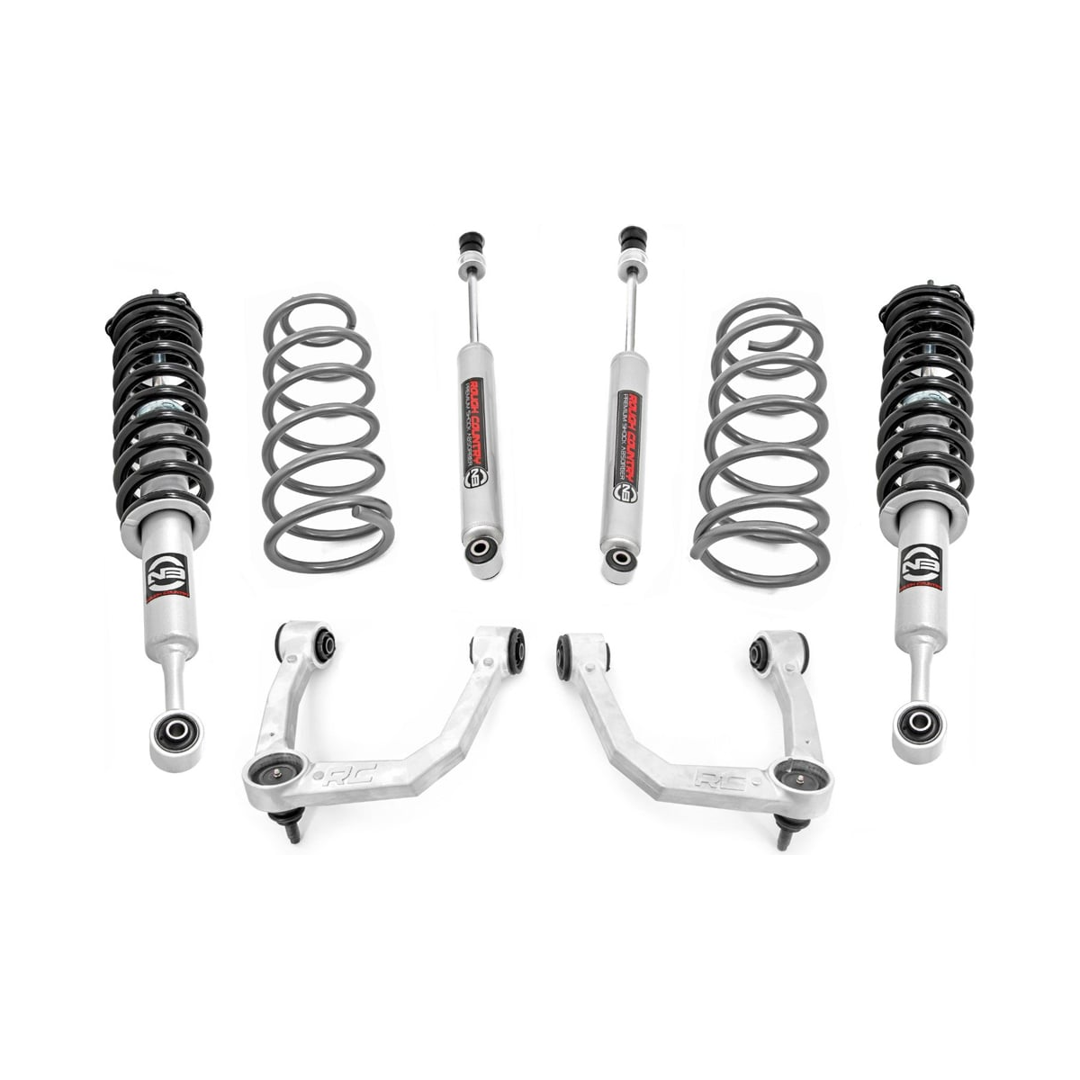 Rough Country N3 Struts w/N3 Rear Shocks 3 Inch Lift Kit I 76632