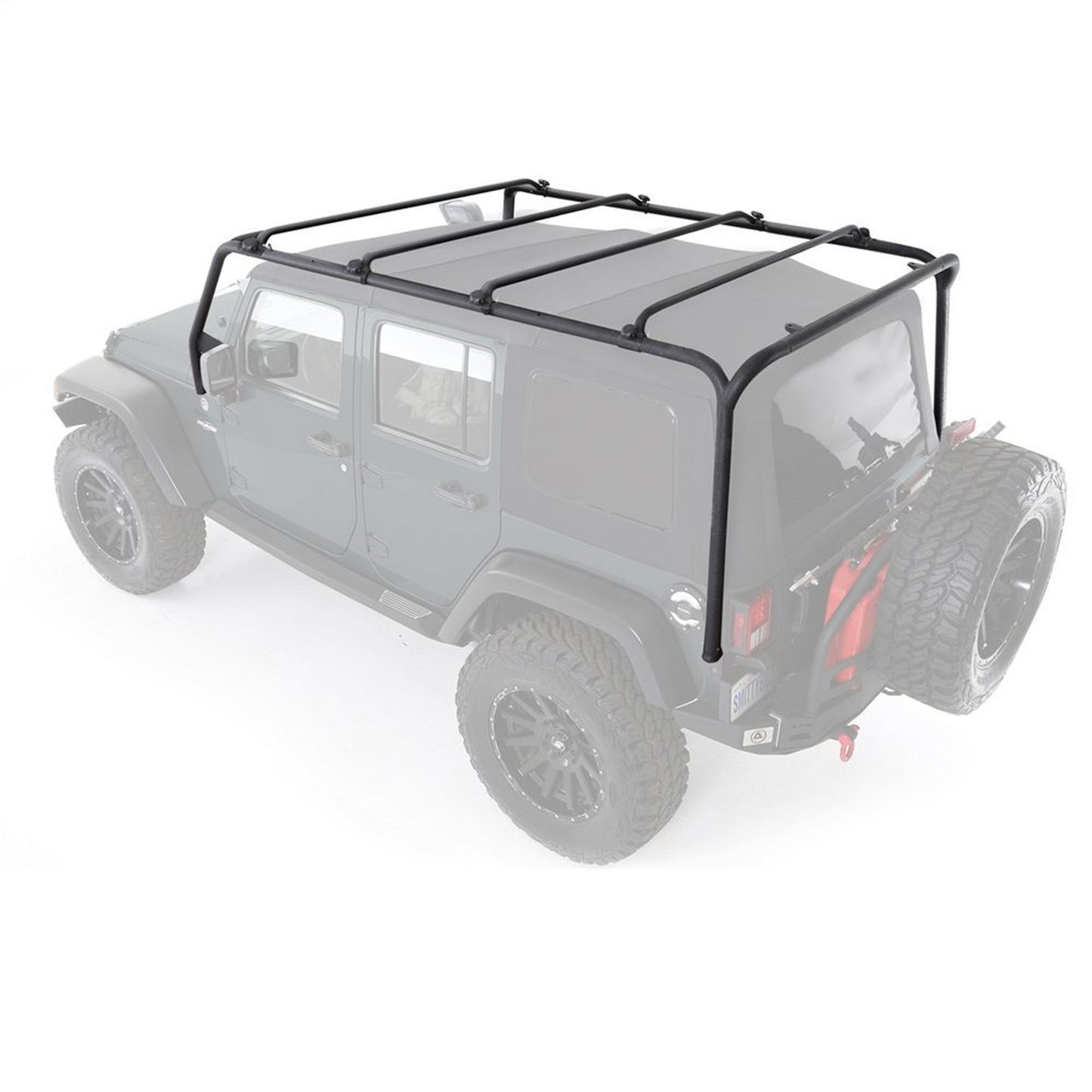 Smittybilt SRC Roof Rack Black Textured No Drill Installation I 76717