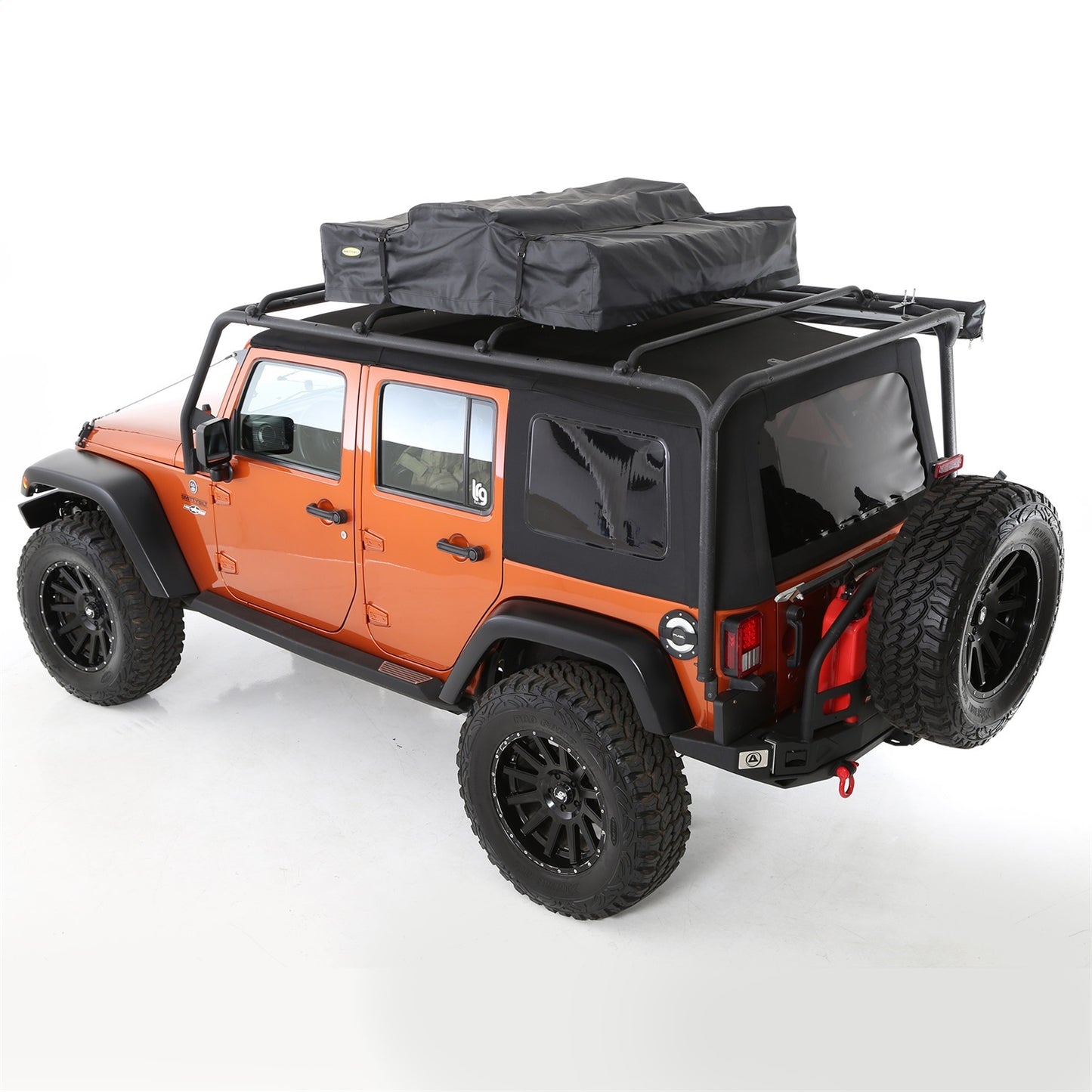 Smittybilt SRC Roof Rack Black Textured No Drill Installation I 76717