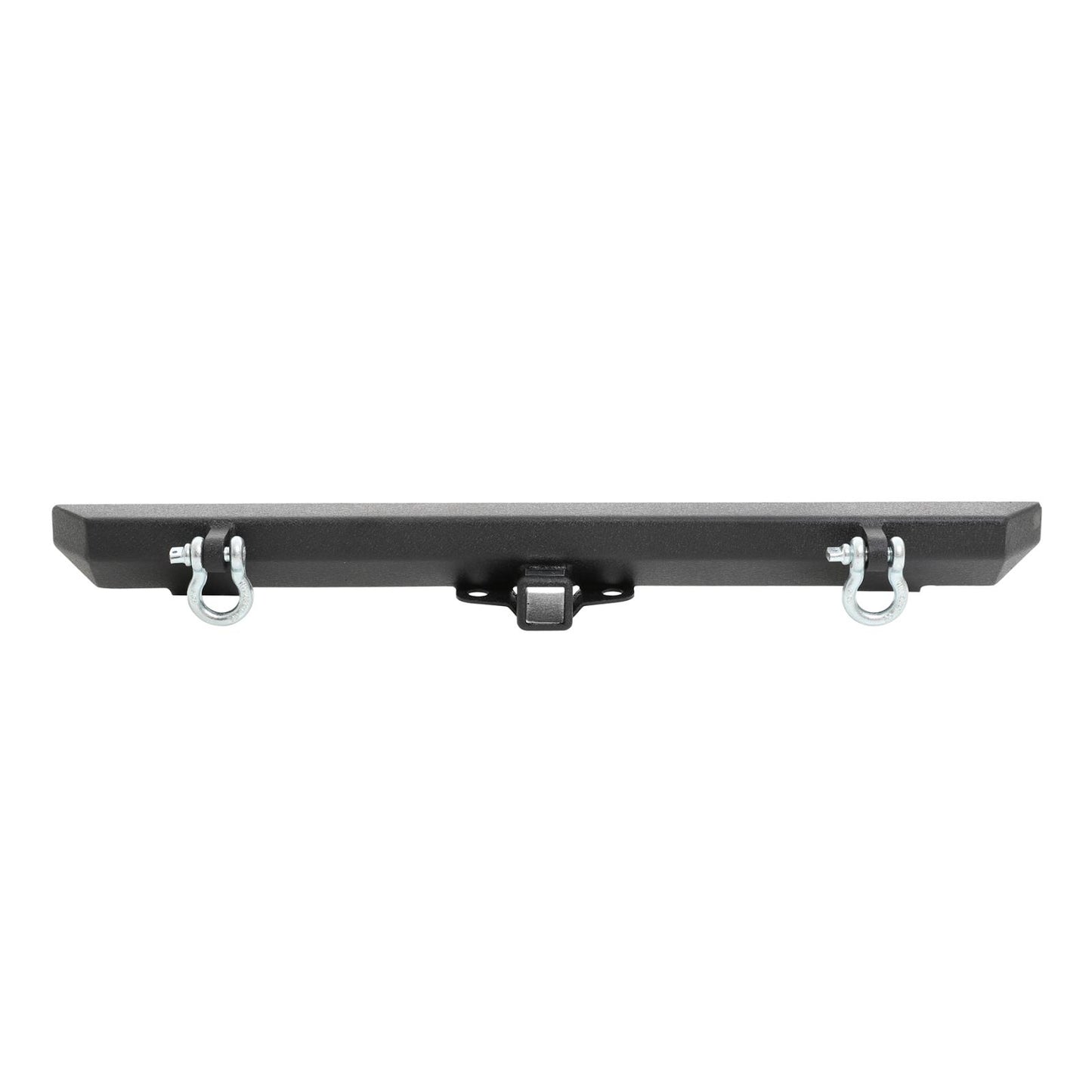 SMITTYBILT | SRC Classic Rear Bumper W/ D Rings Black Textured 1976-1983 Jeep CJ5 76-06 Wrangler CJ/YJ/TJ/LJ Smittybilt |76750D