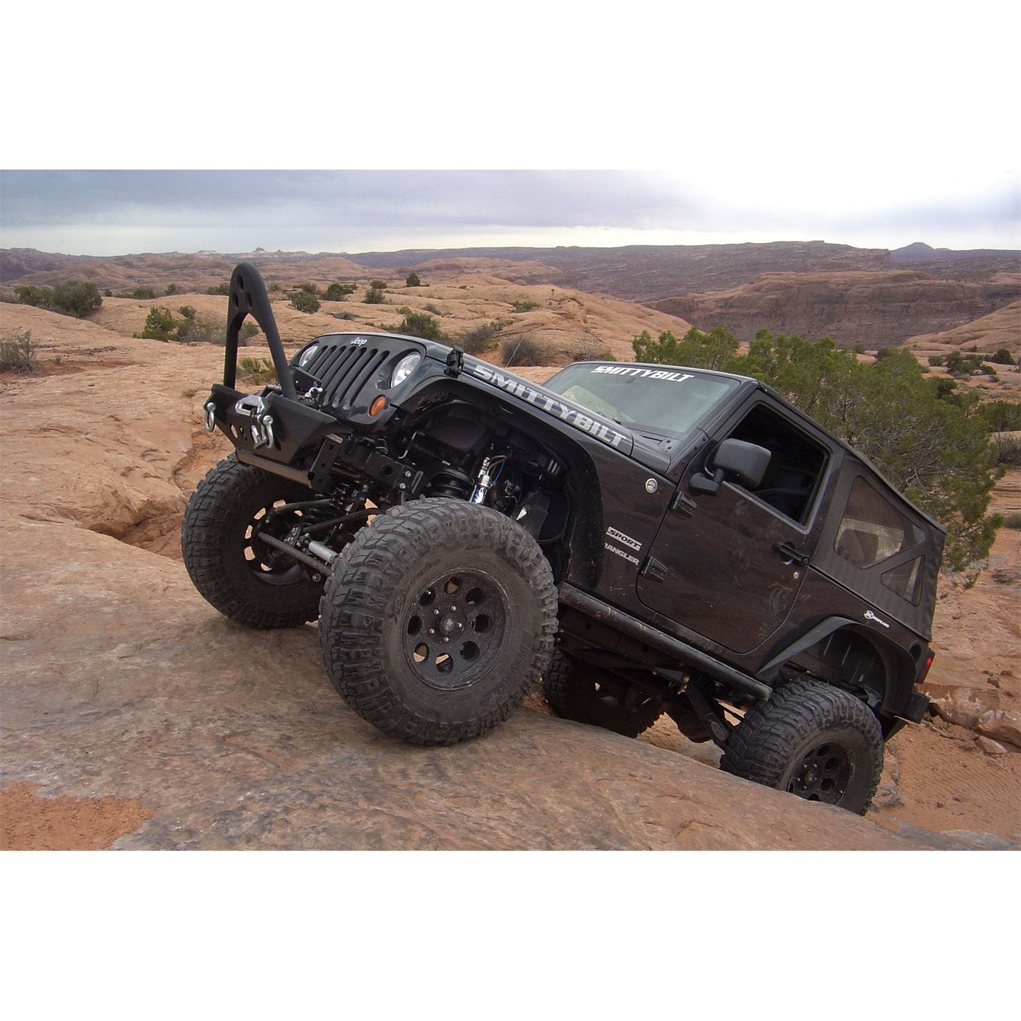 Smittybilt XRC Fender Flare Set Front And Rear Textured Black Steel I 76837