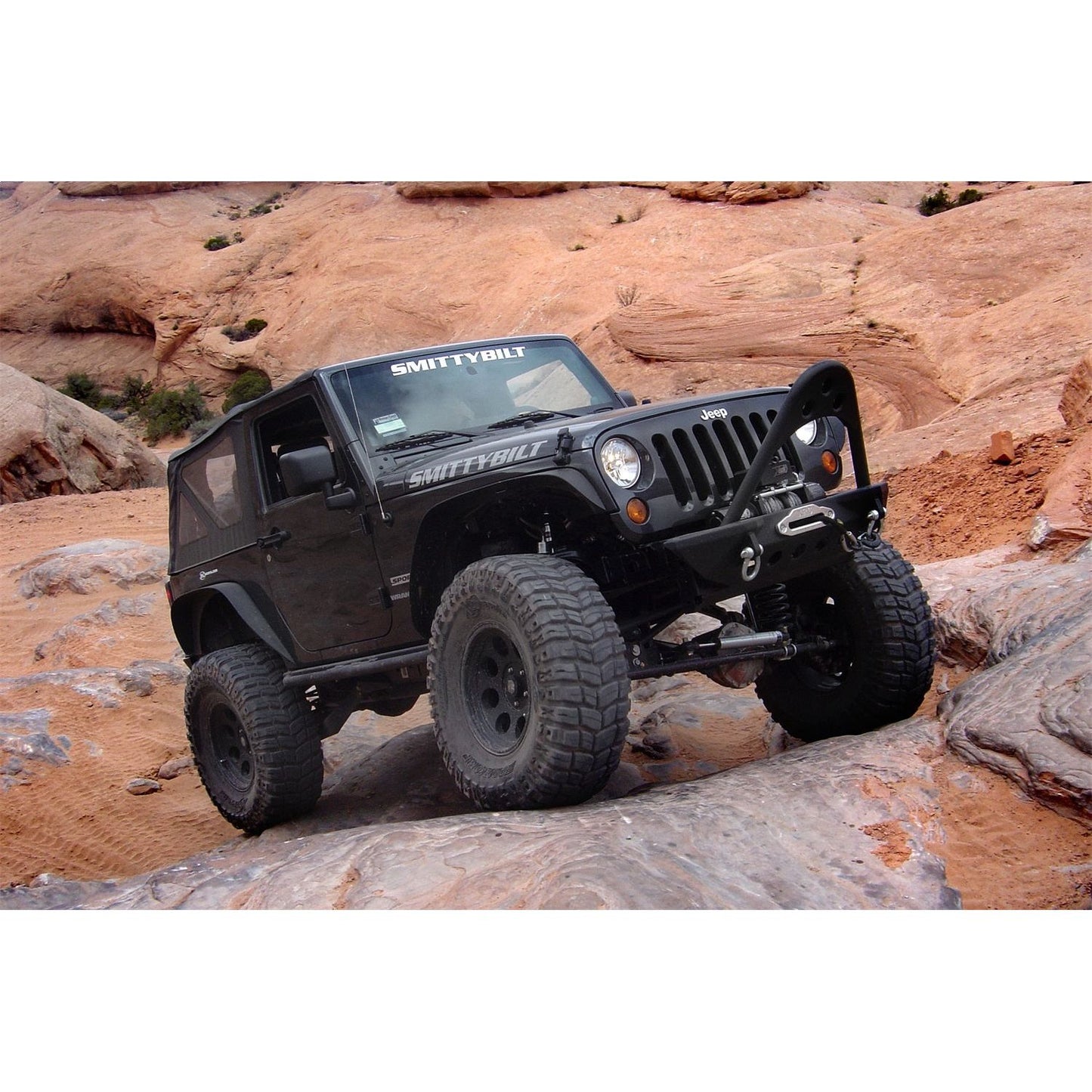 Smittybilt XRC Fender Flare Set Front And Rear Textured Black Steel I 76837