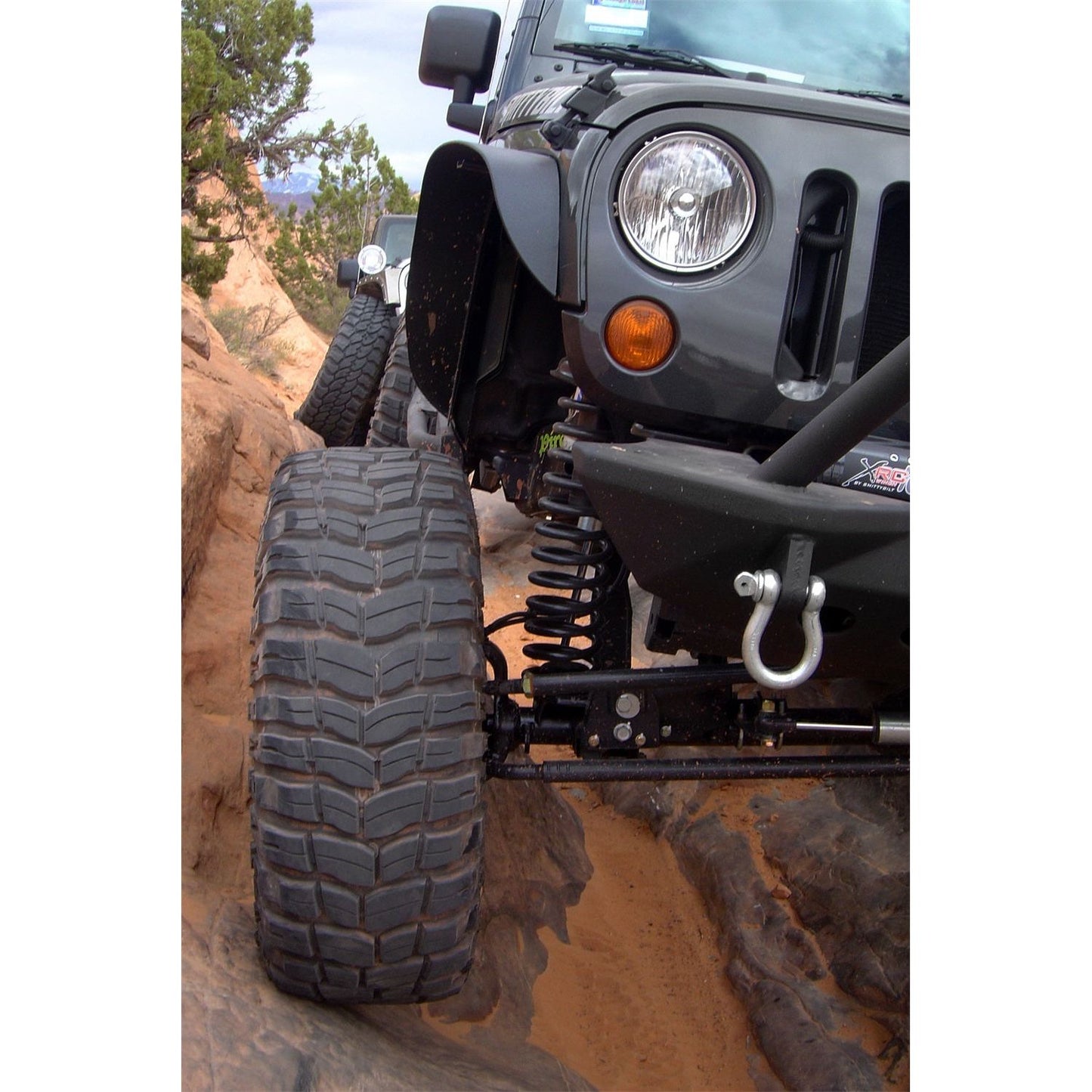 Smittybilt XRC Fender Flare Set Front And Rear Textured Black Steel I 76837