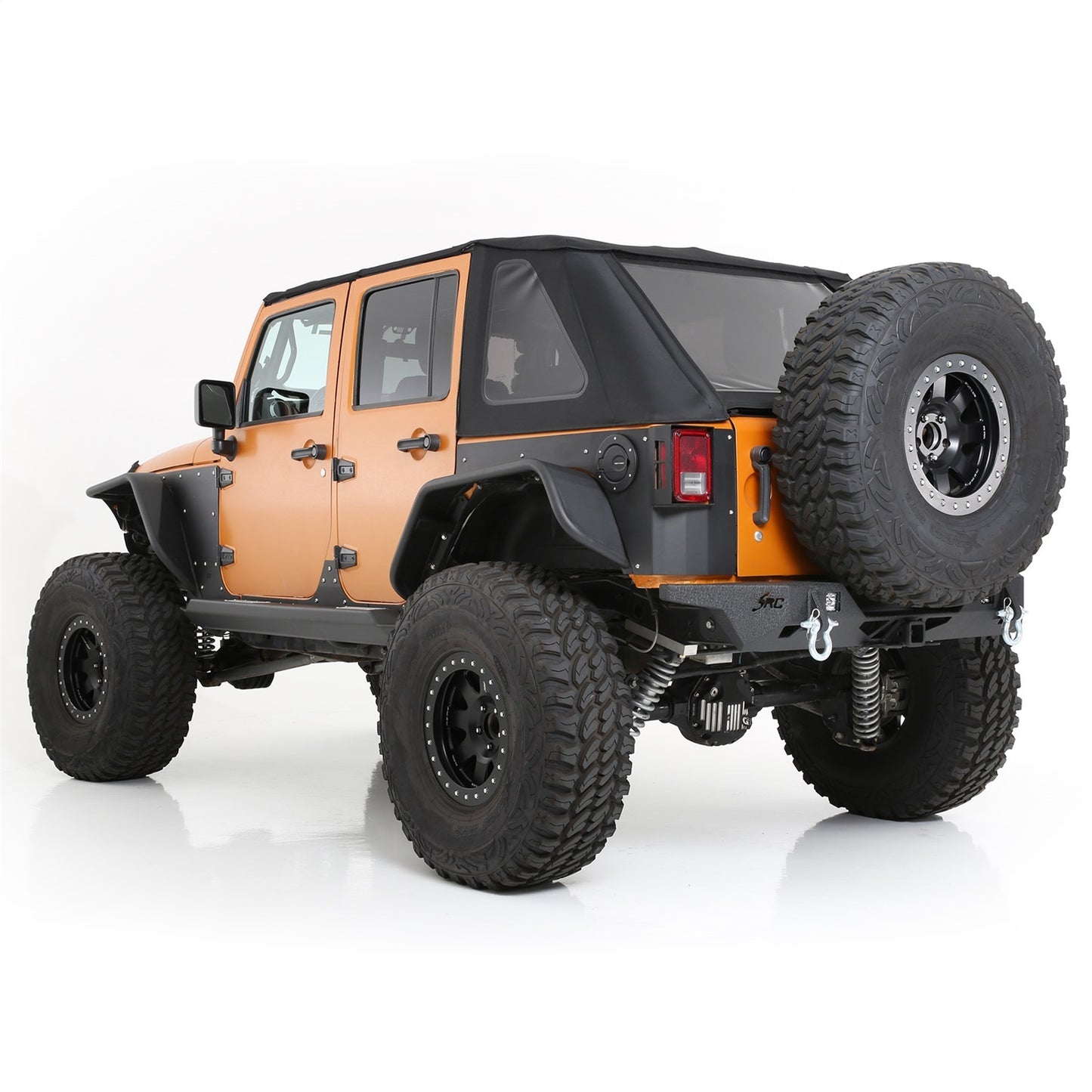 Smittybilt XRC Fender Flare Set Front Black Textured 3/4 in. L.E.D Turn Signal Lights Incl. I 76838