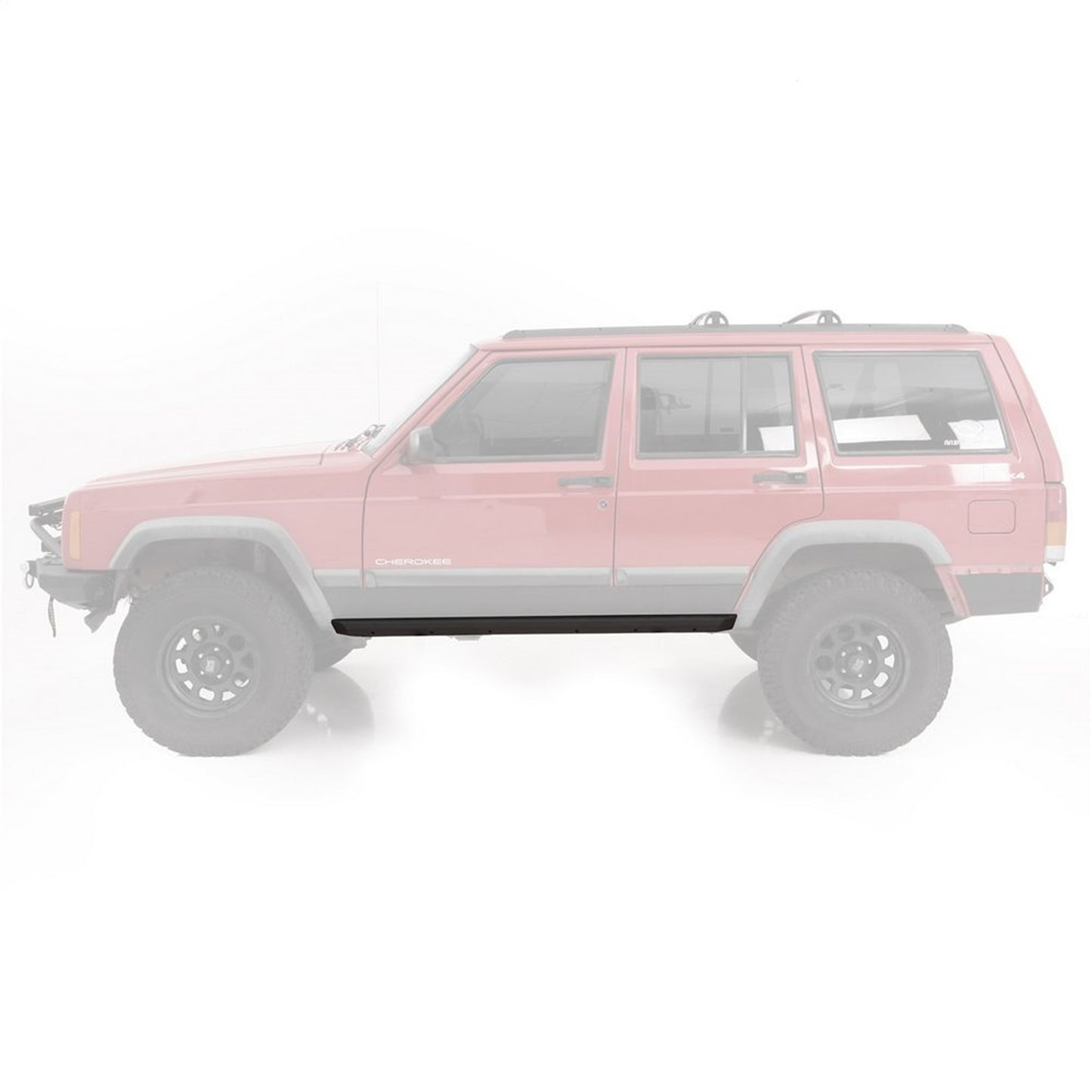 Smittybilt XRC Rock Slider Complete Lower Panel Protection Textured Black Steel 1/8 in. Steel I 76853