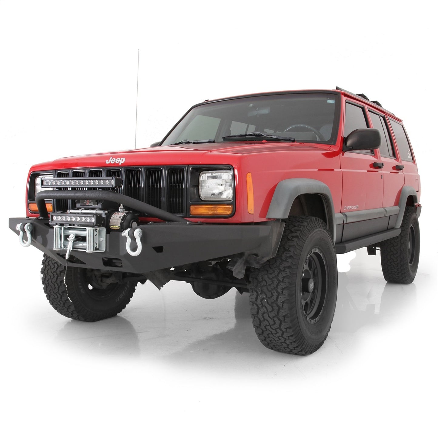 Smittybilt XRC Rock Slider Complete Lower Panel Protection Textured Black Steel 1/8 in. Steel I 76853