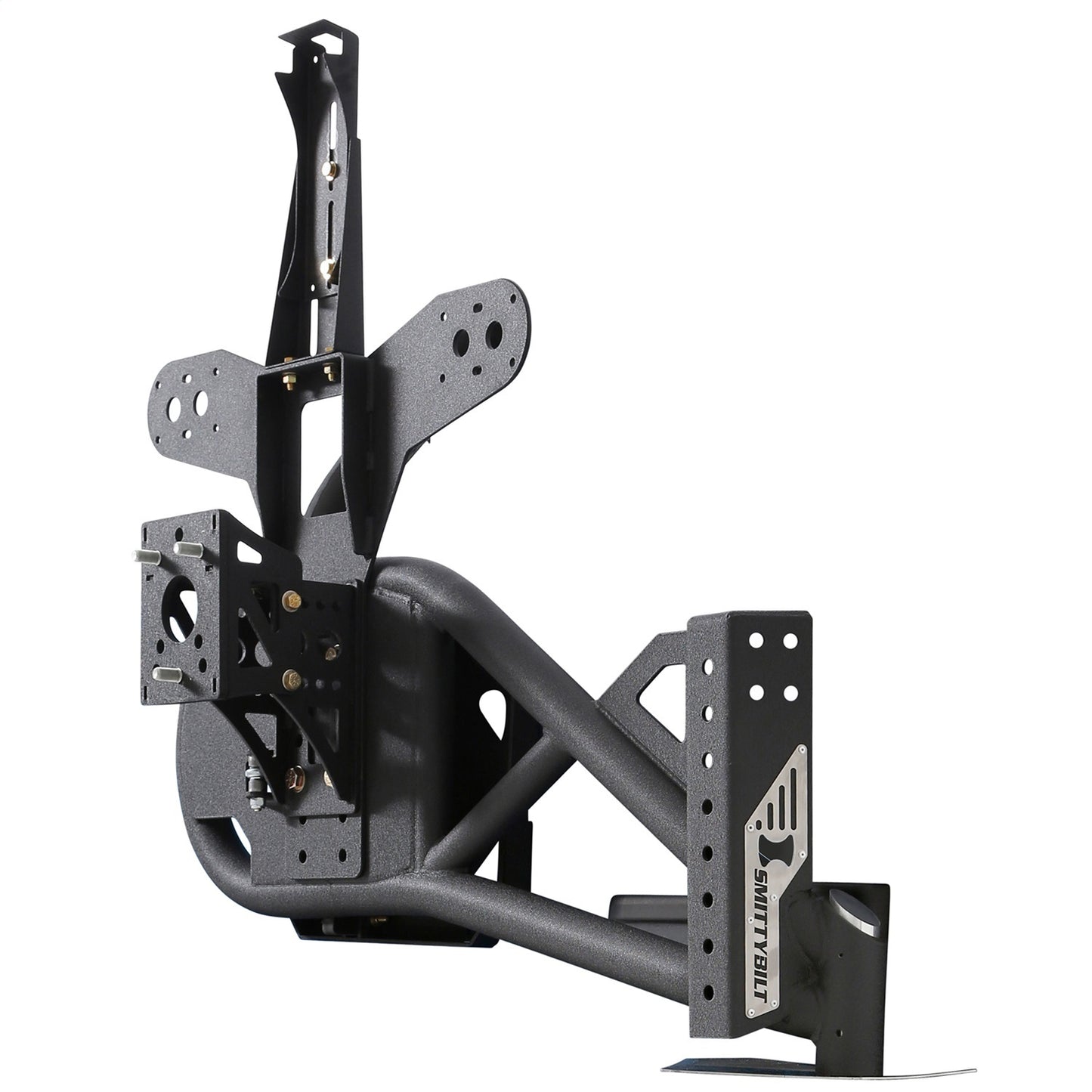 Smittybilt XRC Tire Carrier Bolt on Design For SRC Gen2 Bumpers Black Textured I 76857