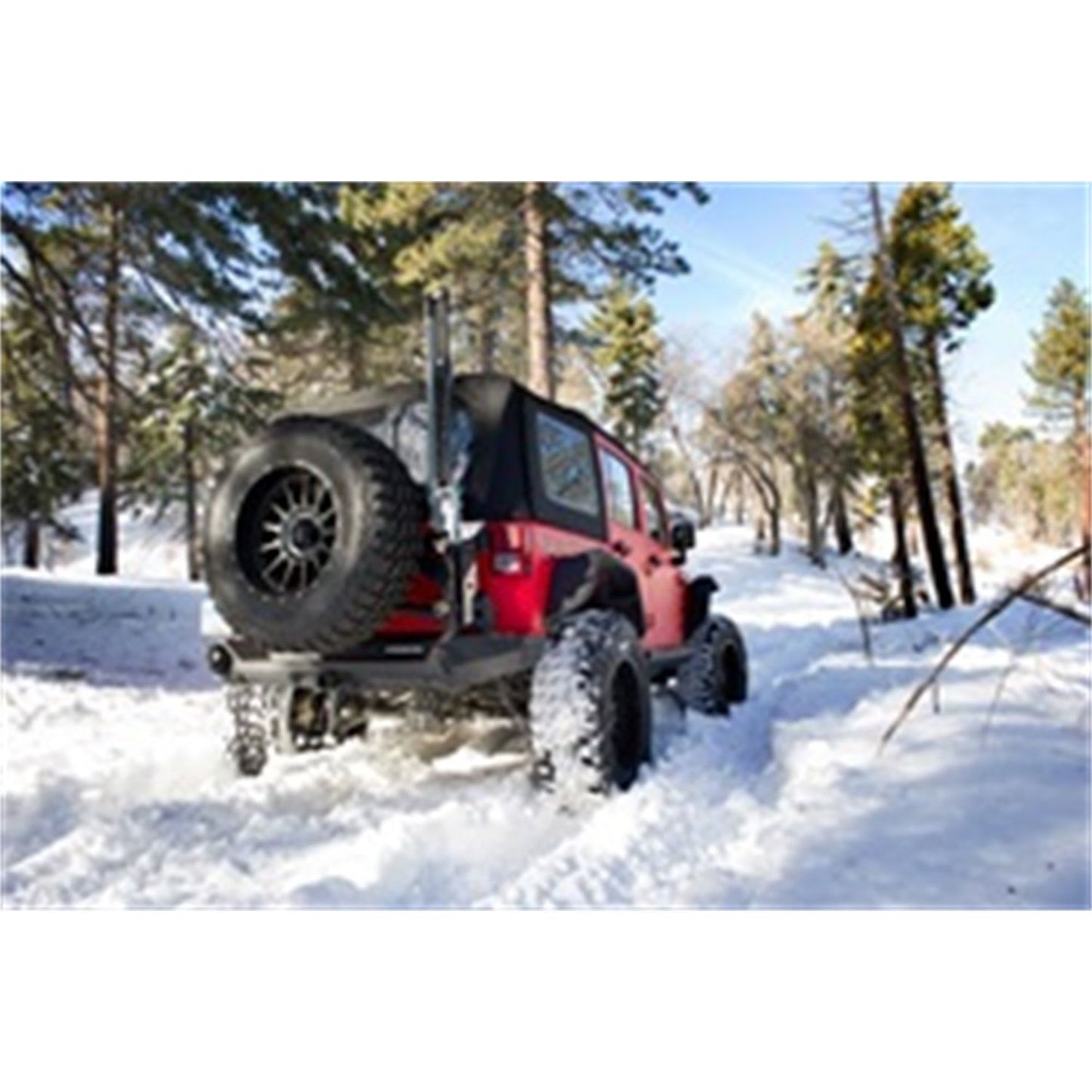 Smittybilt XRC Tire Carrier Bolt on Design For SRC Gen2 Bumpers Black Textured I 76857