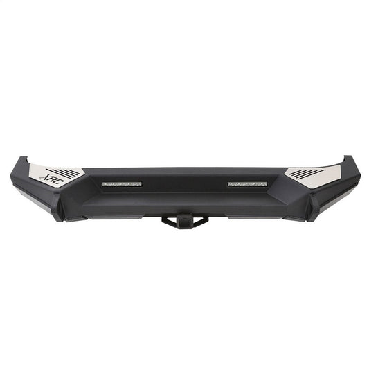 Smittybilt XRC GEN 2 Rear Bumper Textured Black Incl. Roto Pax® Gas Can Holder I 76858