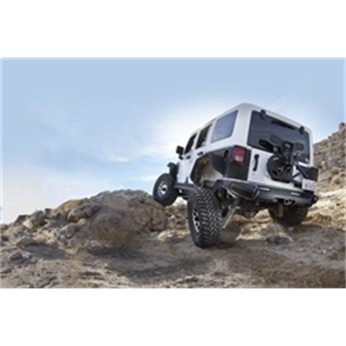 Smittybilt XRC GEN 2 Rear Bumper Textured Black Incl. Roto Pax® Gas Can Holder I 76858