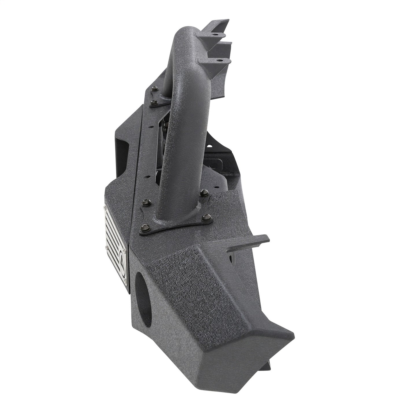 Smittybilt XRC Atlas Front Bumper Textured Matte Black Incl. Winch Plate Skid Plate D-Rings I 76892