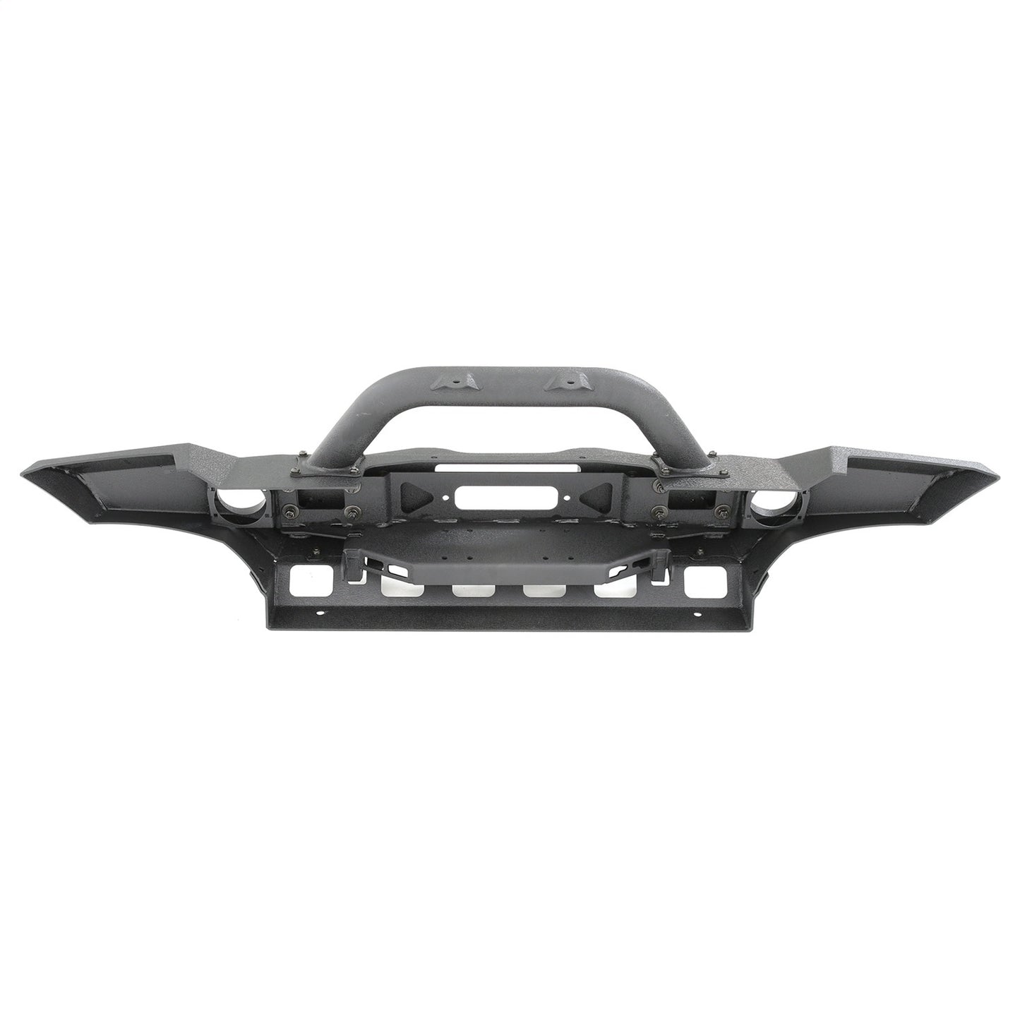 Smittybilt XRC Atlas Front Bumper Textured Matte Black Incl. Winch Plate Skid Plate D-Rings I 76892