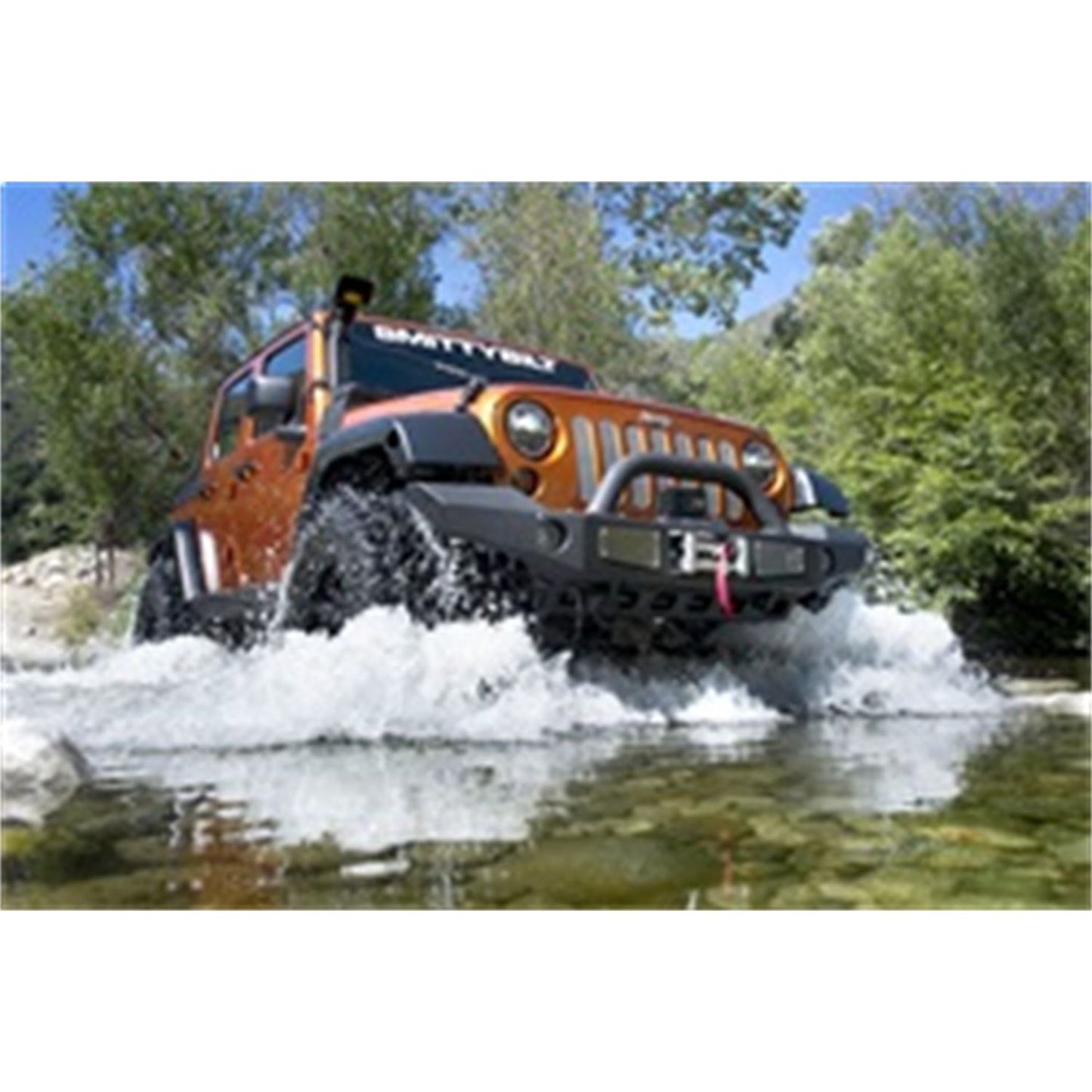 Smittybilt XRC Atlas Front Bumper Textured Matte Black Incl. Winch Plate Skid Plate D-Rings I 76892