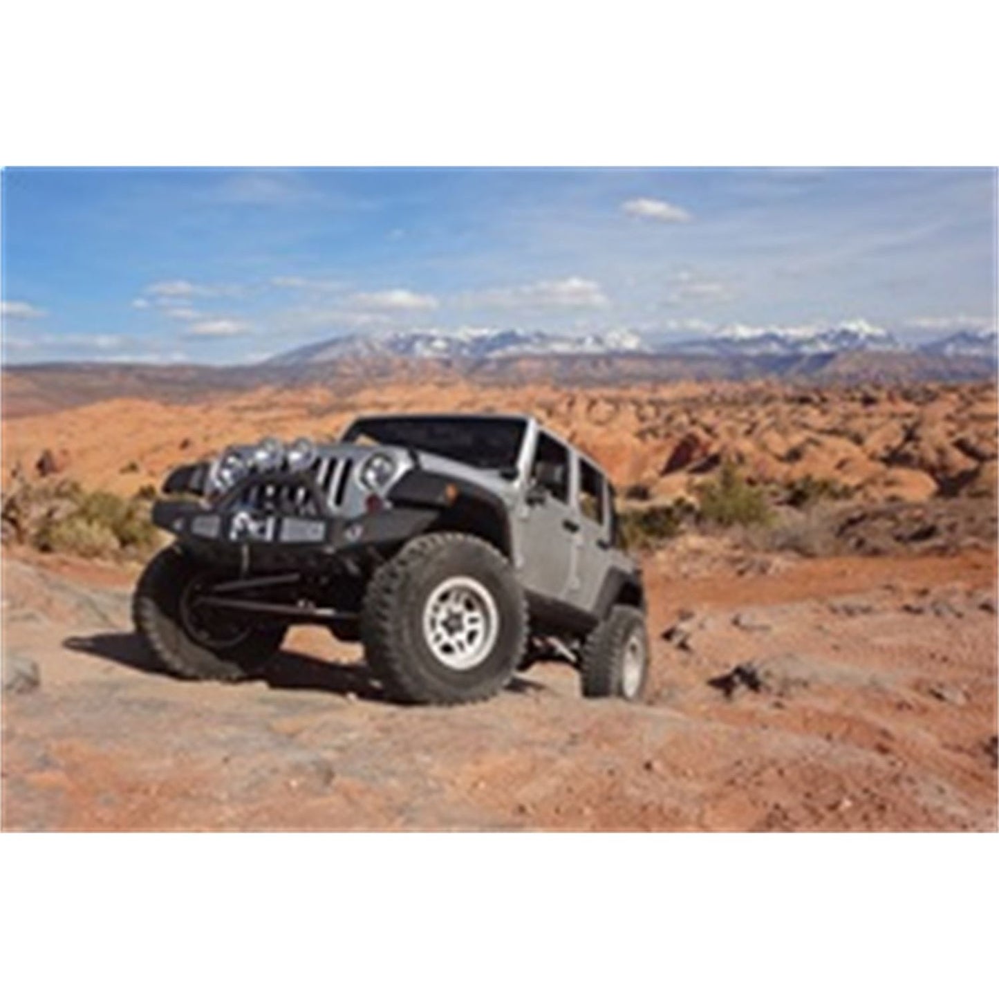 Smittybilt XRC Atlas Front Bumper Textured Matte Black Incl. Winch Plate Skid Plate D-Rings I 76892