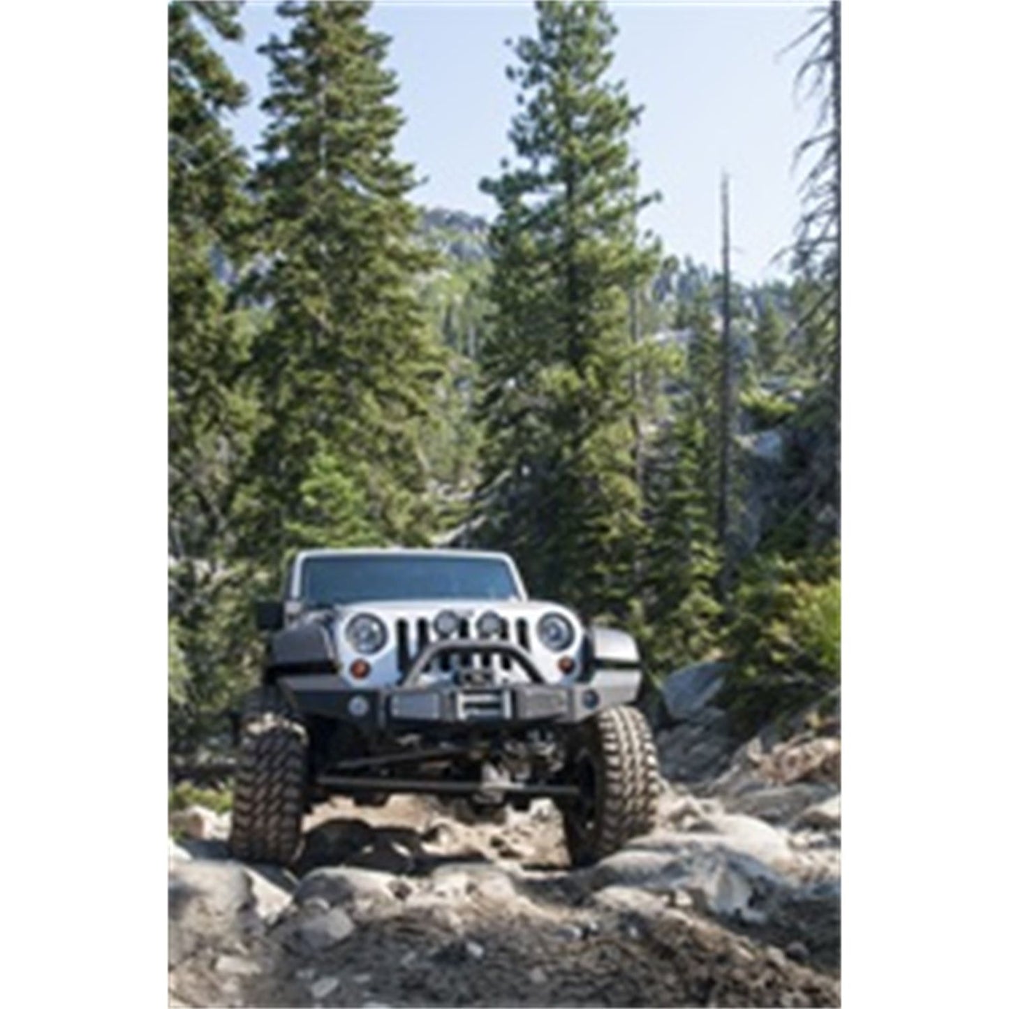 Smittybilt XRC Atlas Front Bumper Textured Matte Black Incl. Winch Plate Skid Plate D-Rings I 76892