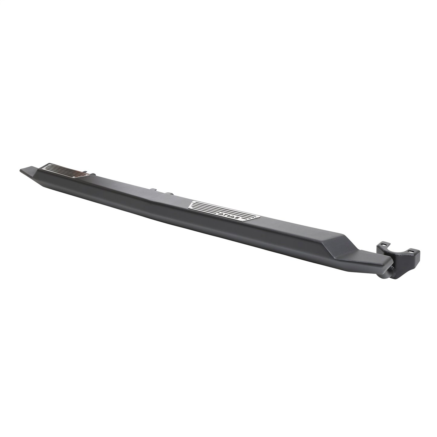 Smittybilt Atlas XRC Rock Slider Black Powder Coat w/Step Lite Textured I 76898LT
