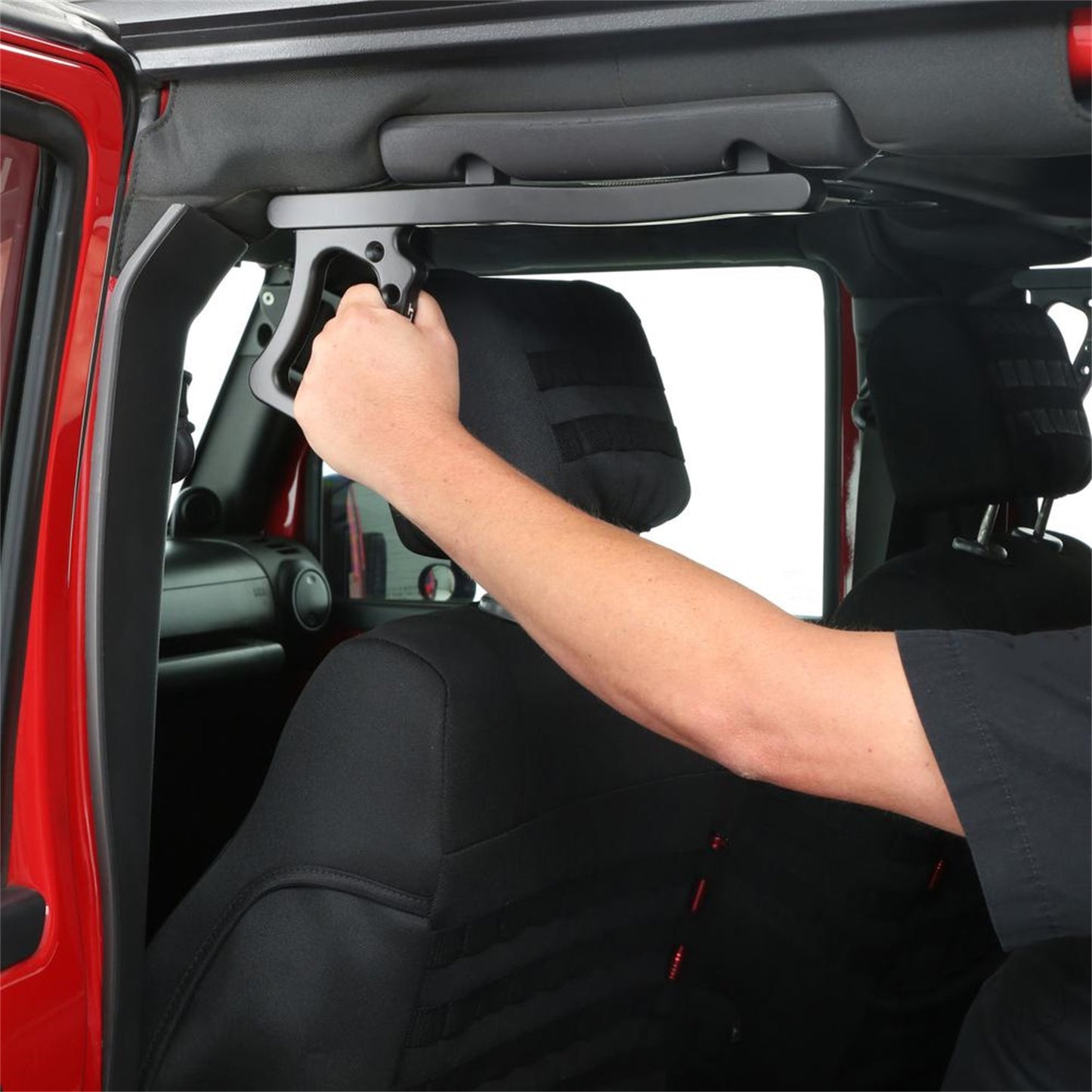 Smittybilt Interior Grab Handle Rear Solid Aluminum Sold As Pair I 76932