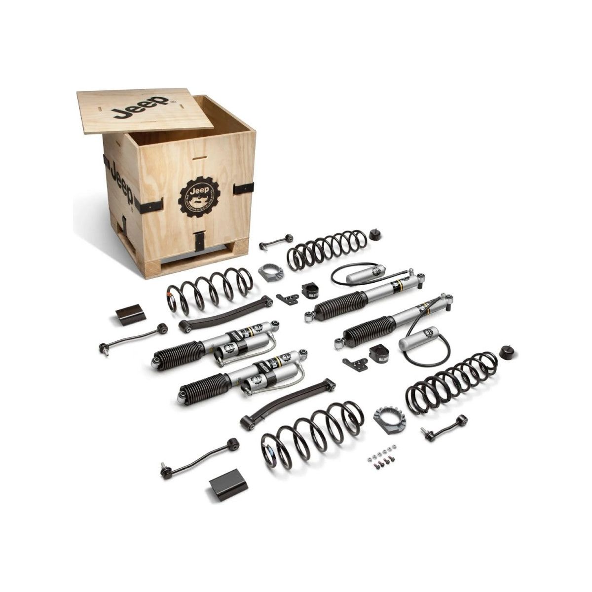 Mopar 2" Lift Kit with Bilstein Shocks for 18-C Jeep Wrangler JL 4 Door Models 77072395