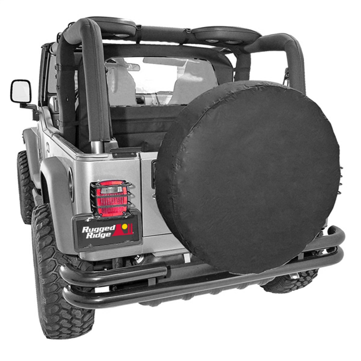 RUGGED RIDGE | 772901 | 27-29 Inch Tire Cover, Black