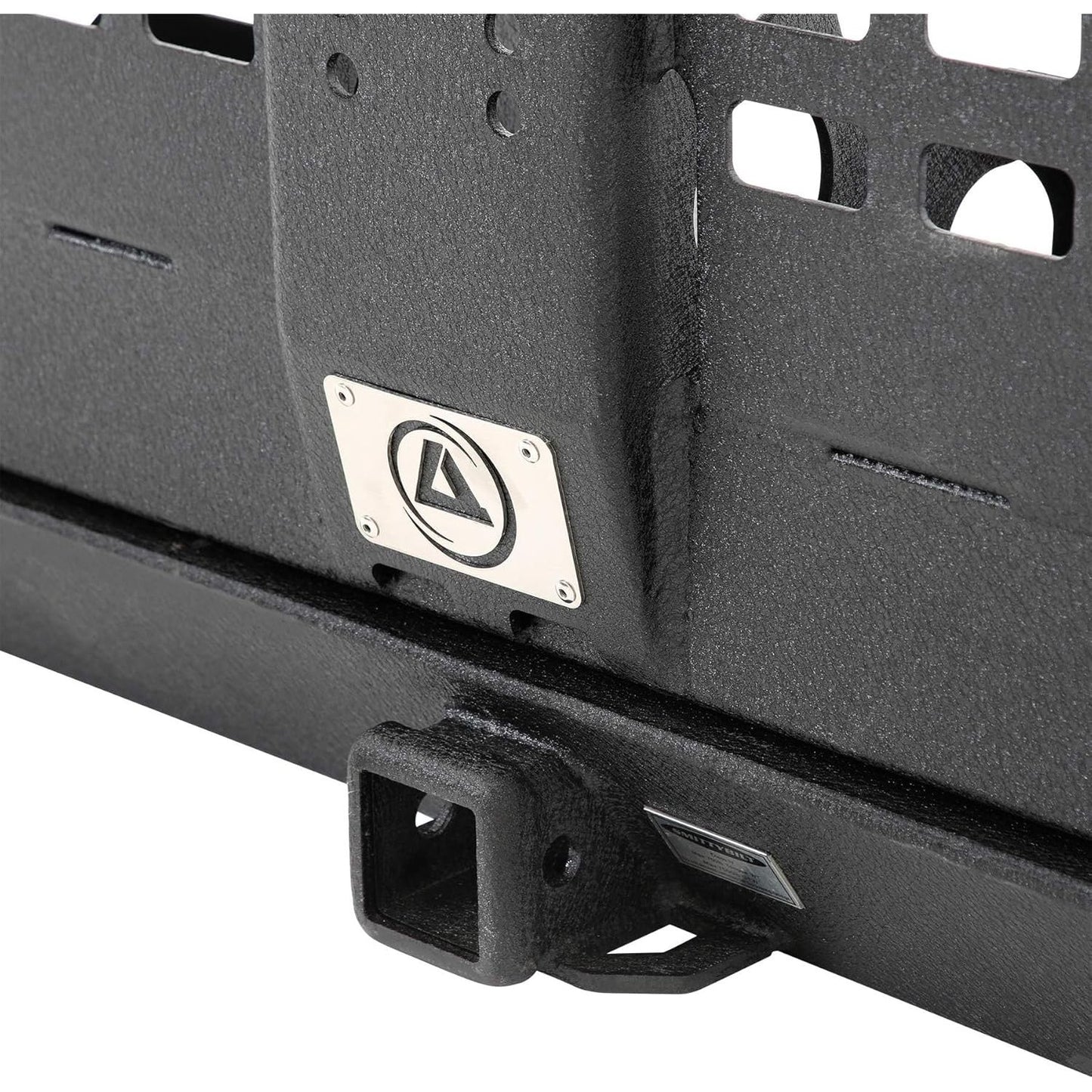 Smittybilt XRC Rear Bumper Black Powder Coat Tire Carrier Not Included I 76896-01