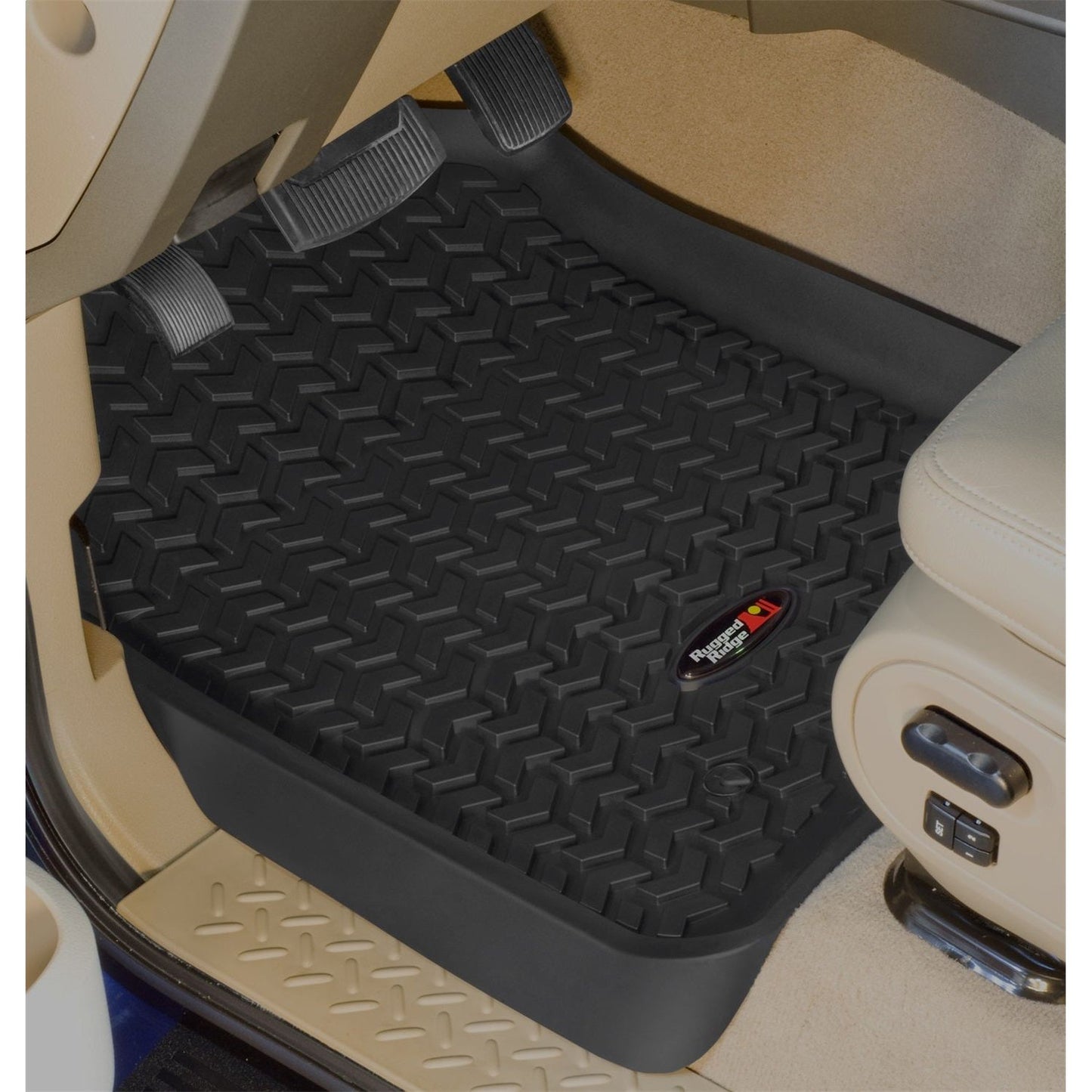 RUGGED RIDGE | 82902.01 | 04-08 Ford F150/Mark Lt Floor Liners Front Black