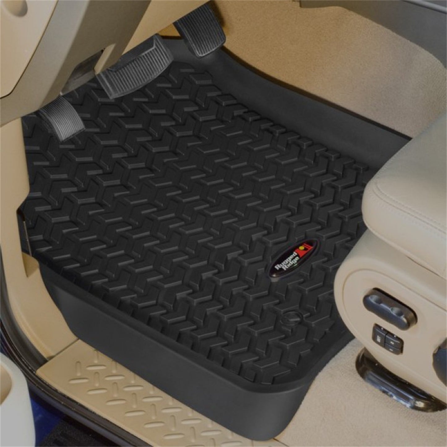 RUGGED RIDGE | 82902.3 | 12-16 F250/F350 Front Floor Liners Black