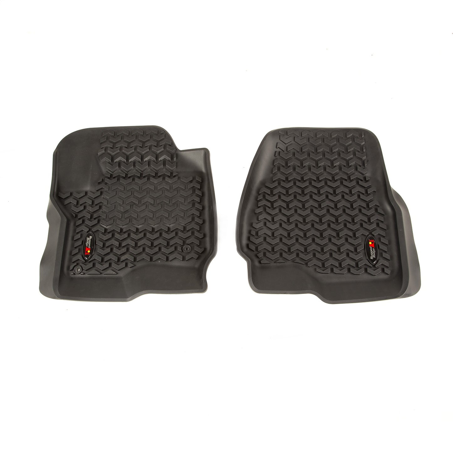 RUGGED RIDGE | 82902.4 | Floor Liners, Front, Pair, Black, 17-C Ford F250