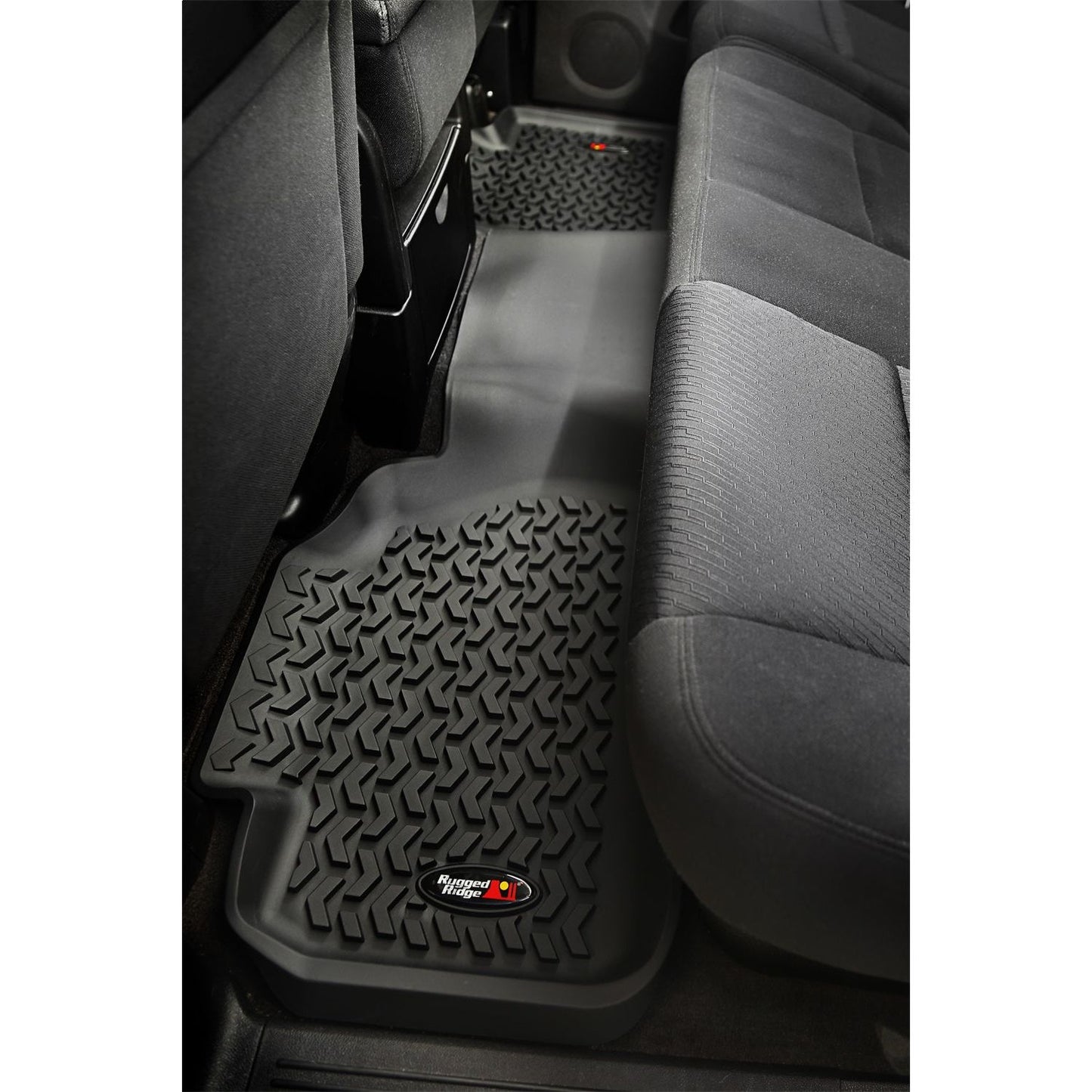 RUGGED RIDGE | 82951.11 | Floor Liner,Rear 1-Pc,Black, 07-13 Gm Sierra/Silverado Ext Cab